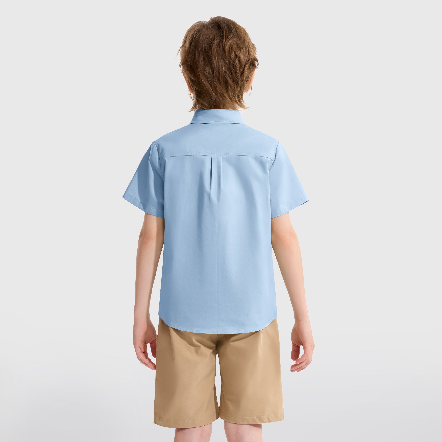 Boy's School Formal Ceremony Short Sleeves Shirt