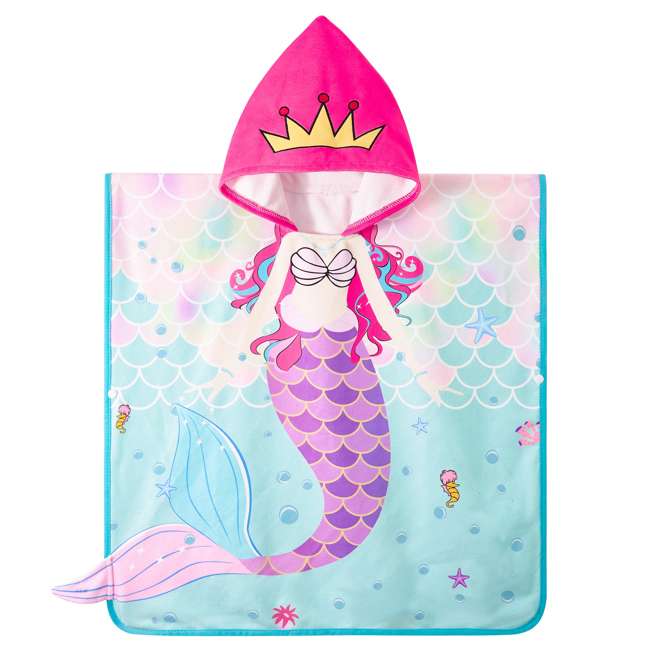 Boys Girls Hooded Bath Towel