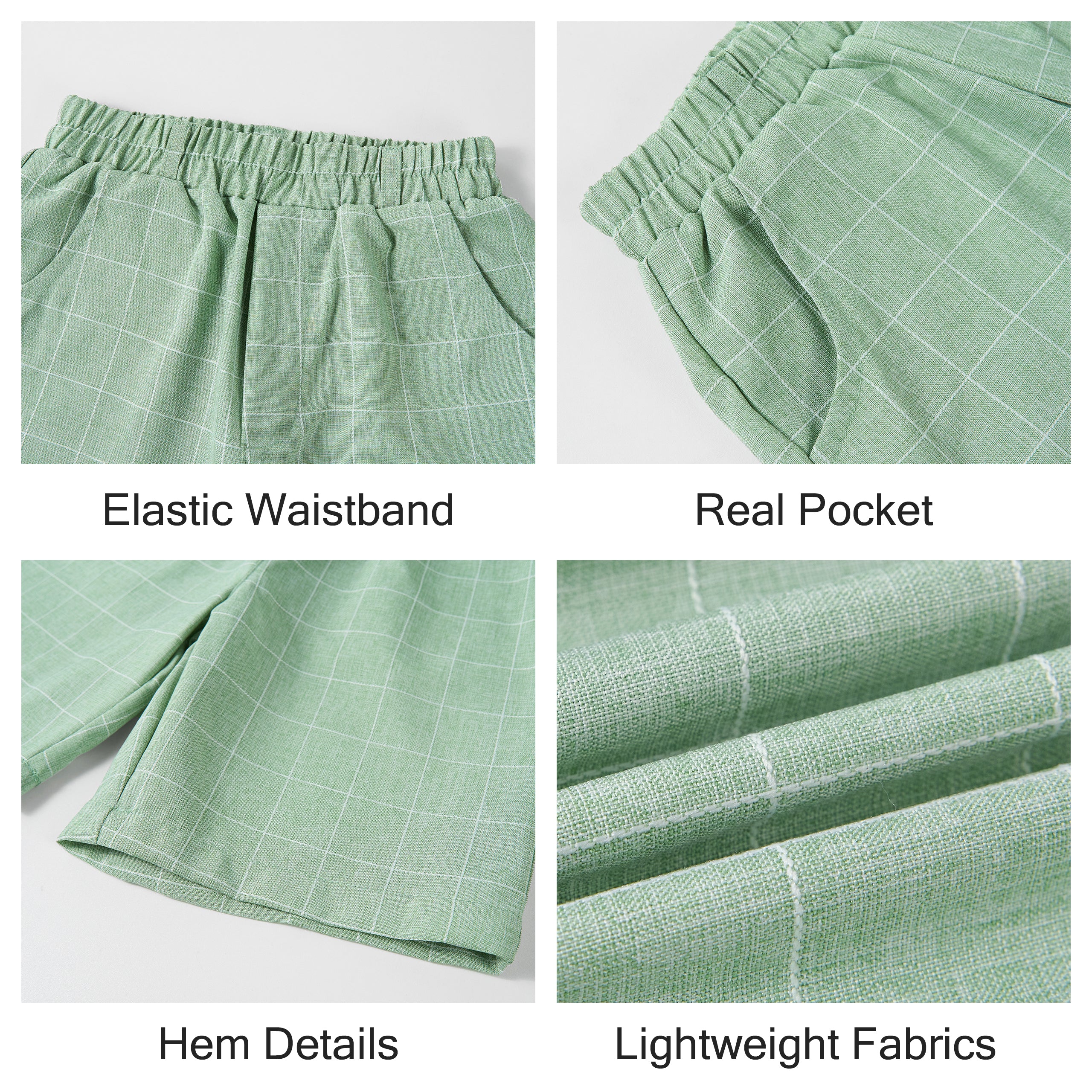 4Pcs Boy Weste Kurzarm Sommer Formal Business Anzug