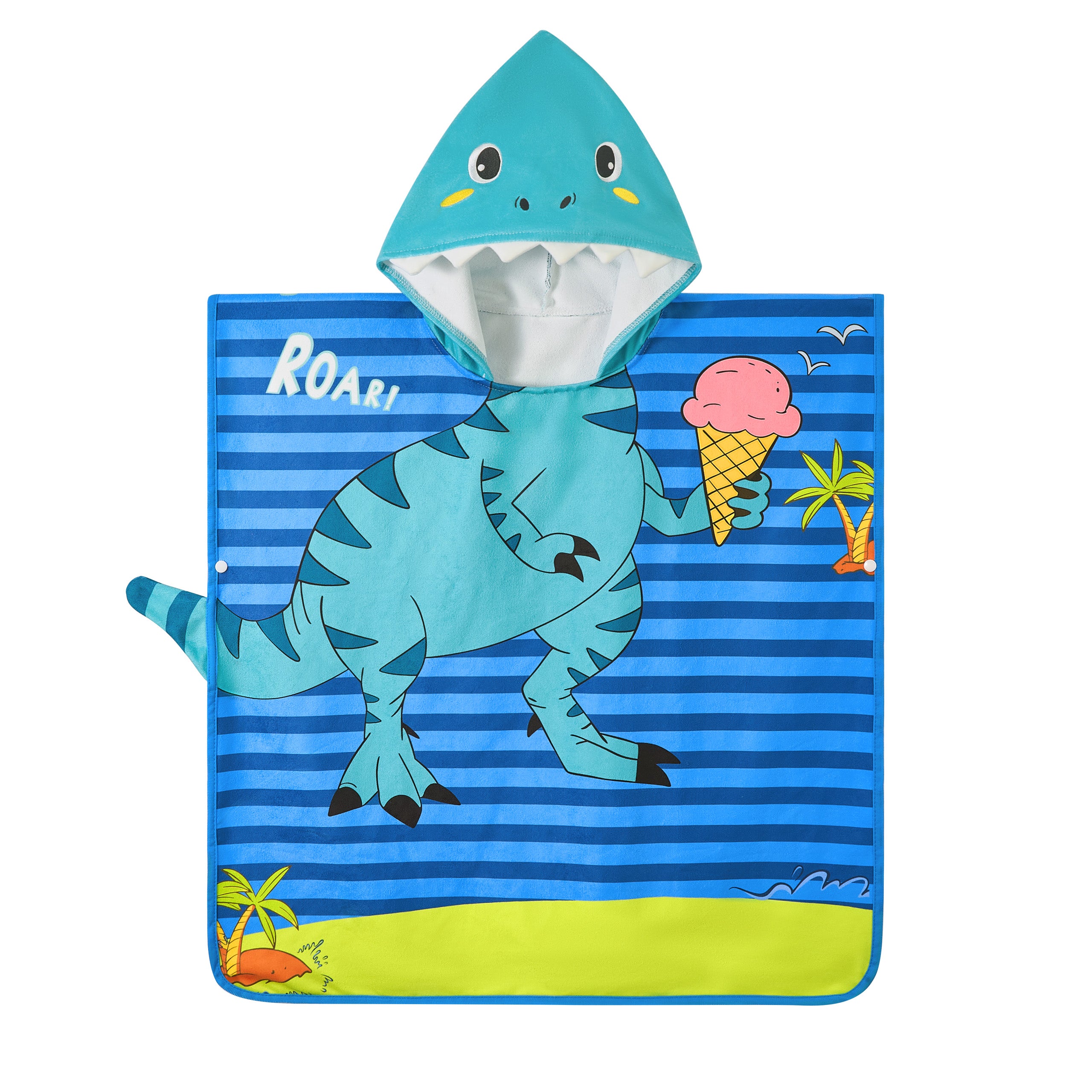 Boys Girls Hooded Bath Towel