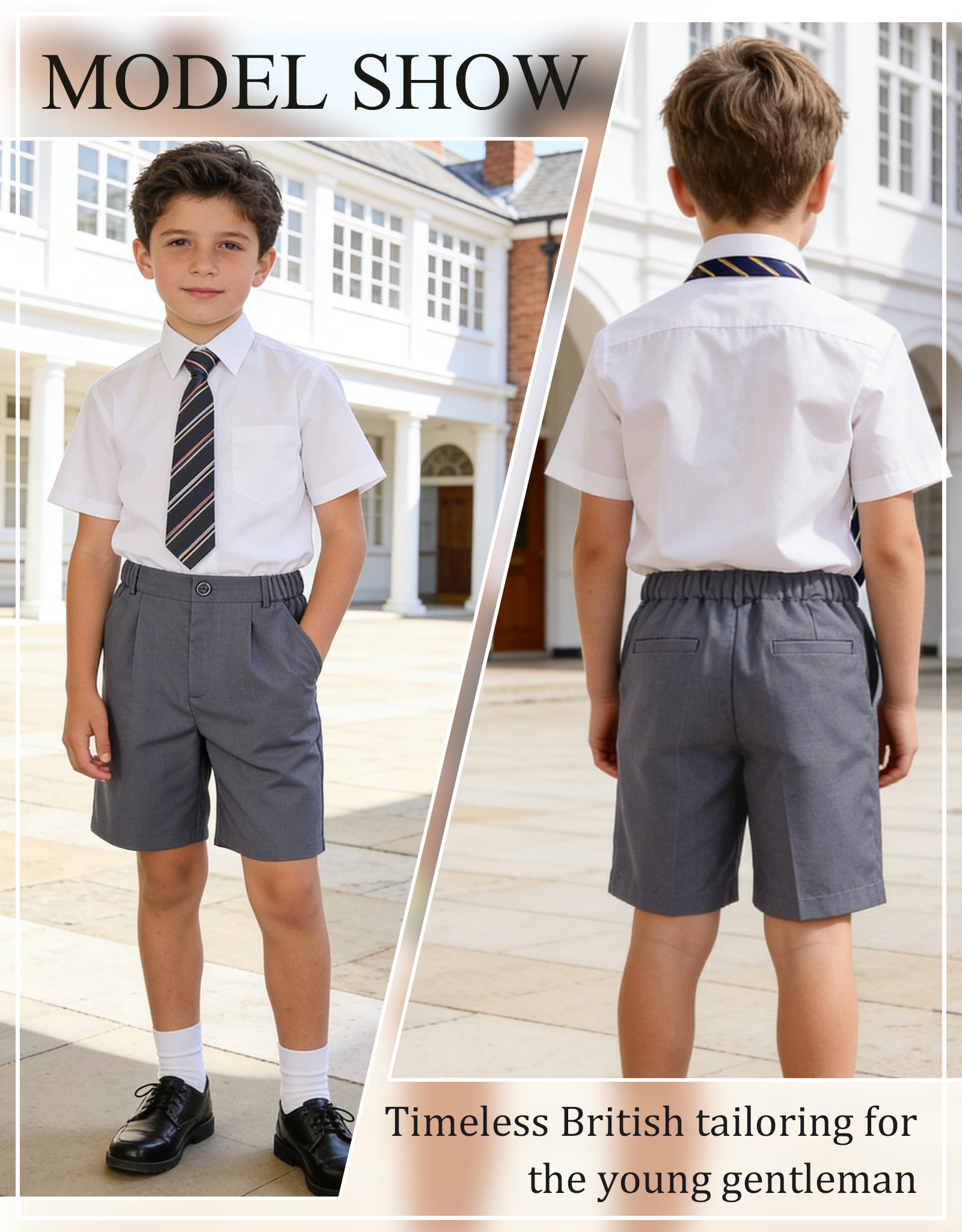Boys Dress Shorts Kids Summer Shorts