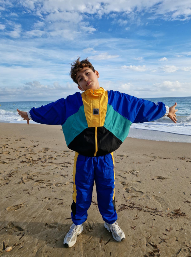 Unisex Kid's Jacket Track Pants Hip Pop Streetwear Jogger Set