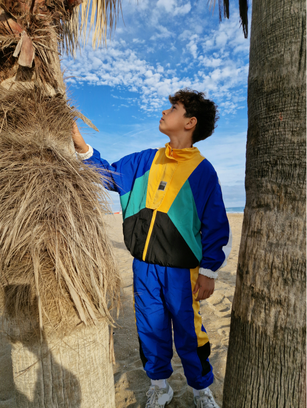 Unisex Kid's Jacket Track Pants Hip Pop Streetwear Jogger Set