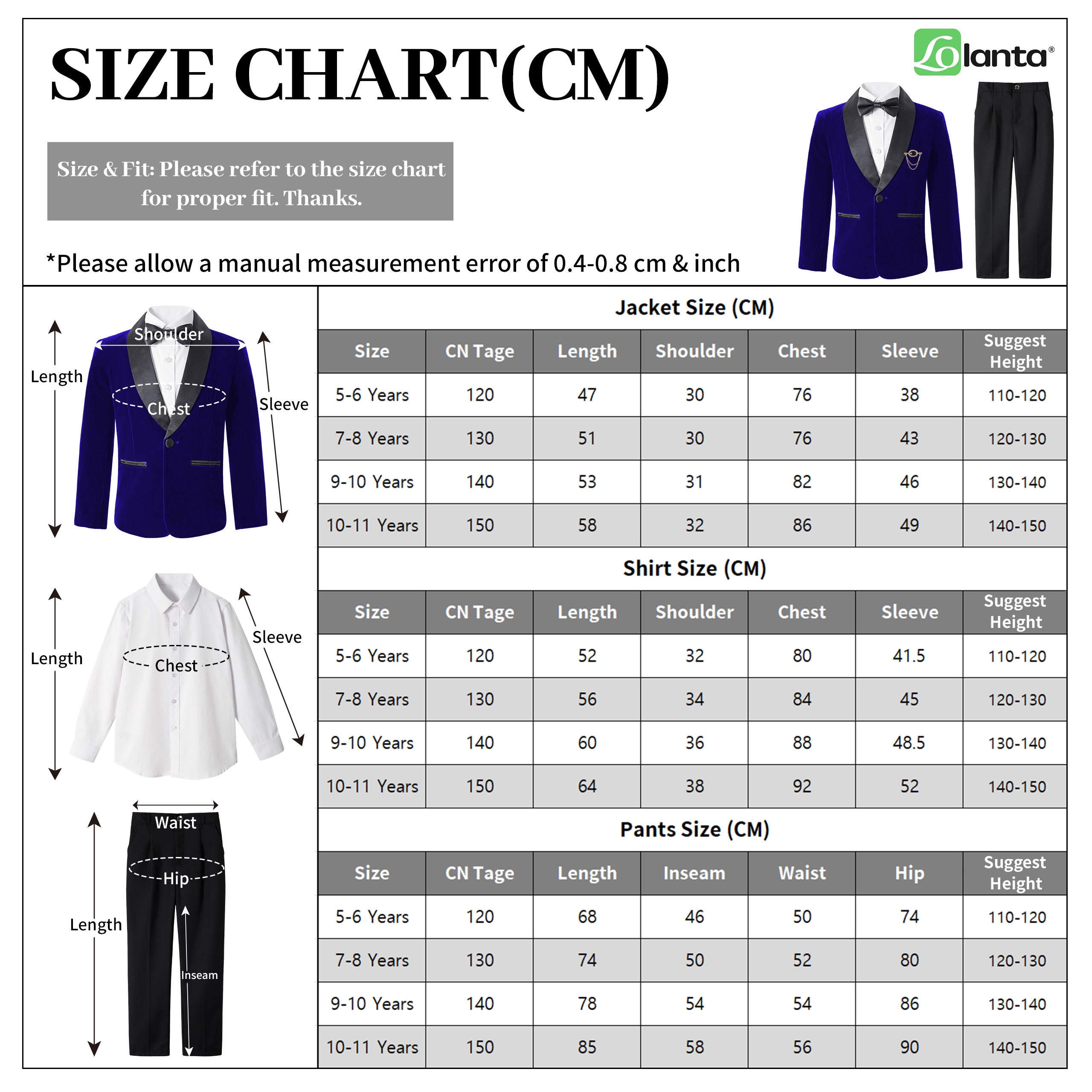 Boys 4 Piece Velvet Suit Formal Tuxedo Kids Slim Fit Blazer Dress Shirt Pants Outfit