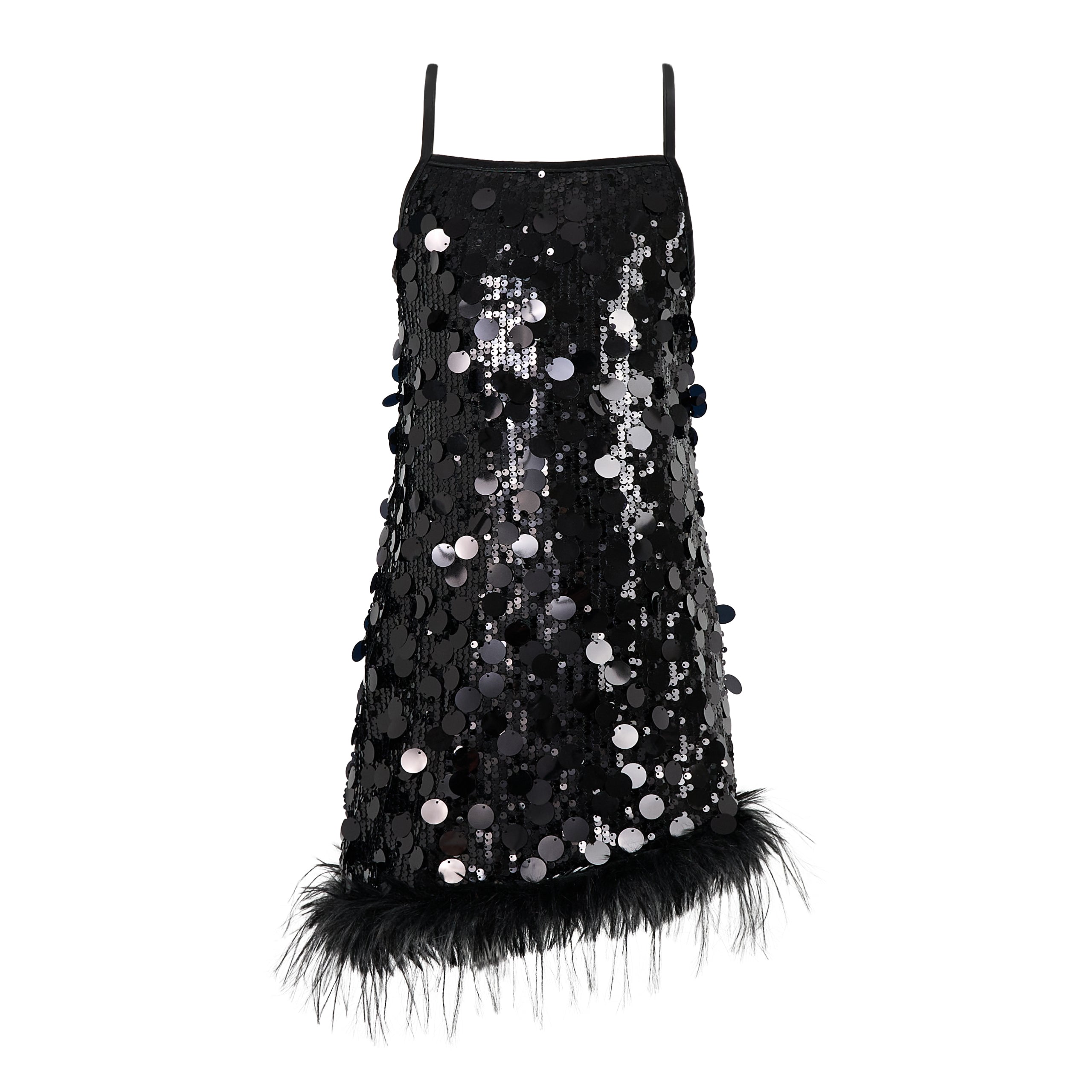 Girls Sequin Dress Kids Sparkly Gown for Christmas Birthday Party Wedding