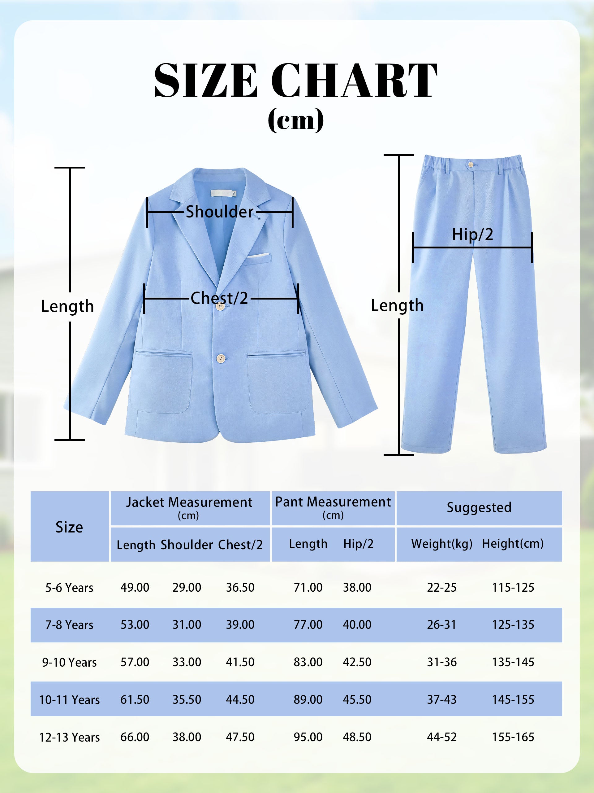 Boys Linen Suit Slim Fit Kids Lightweight Suit
