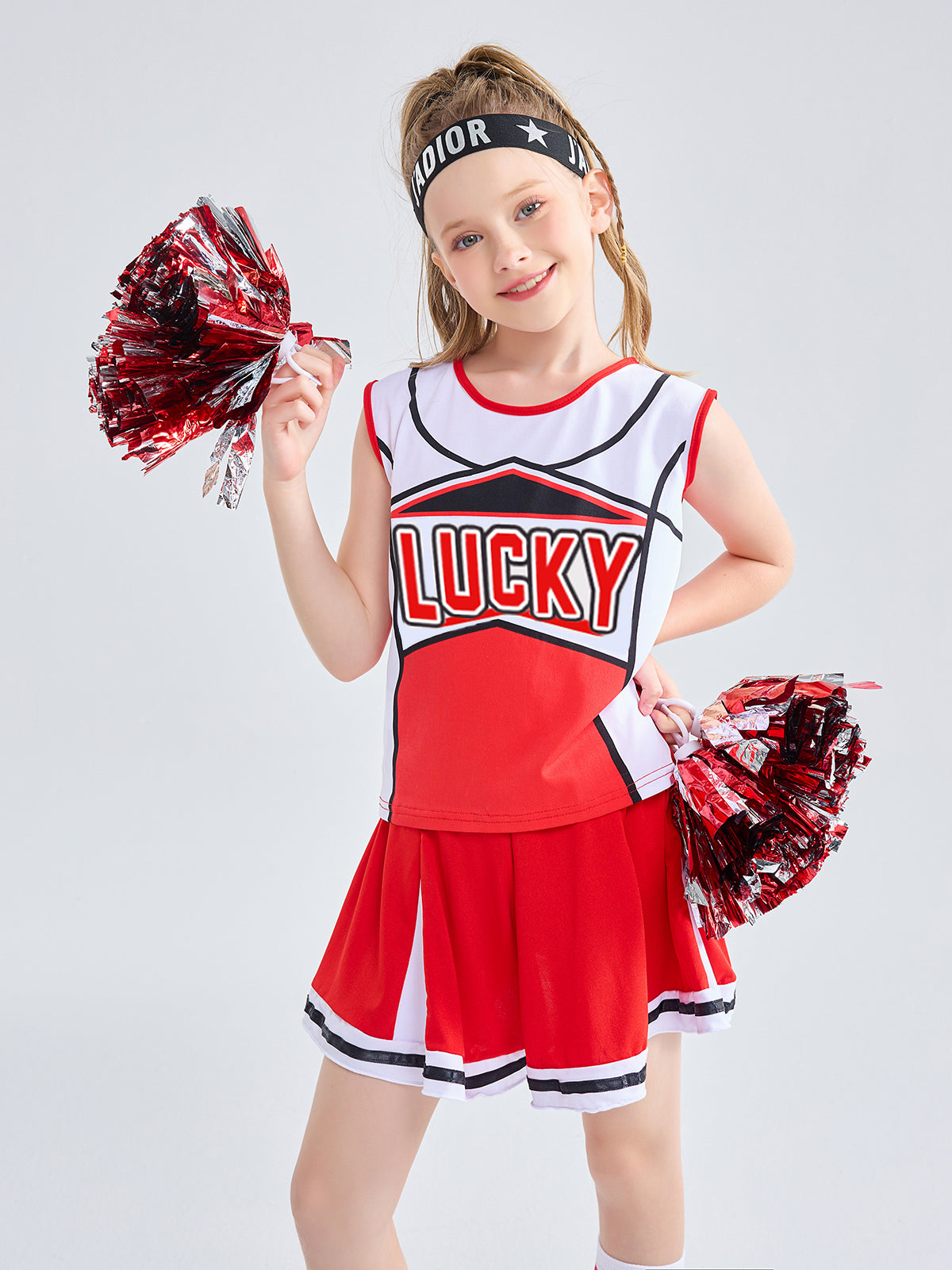 Girls Cheerleading Outfit Practice Cheer Uniform
