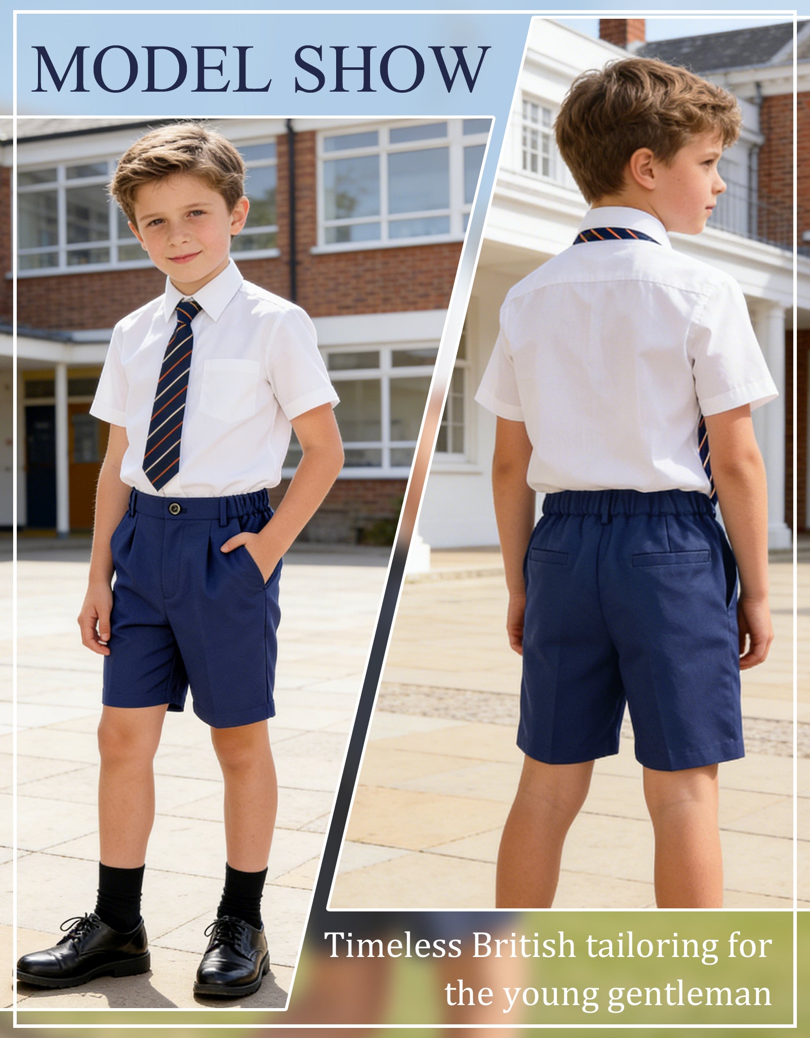 Boys Dress Shorts Kids Summer Shorts