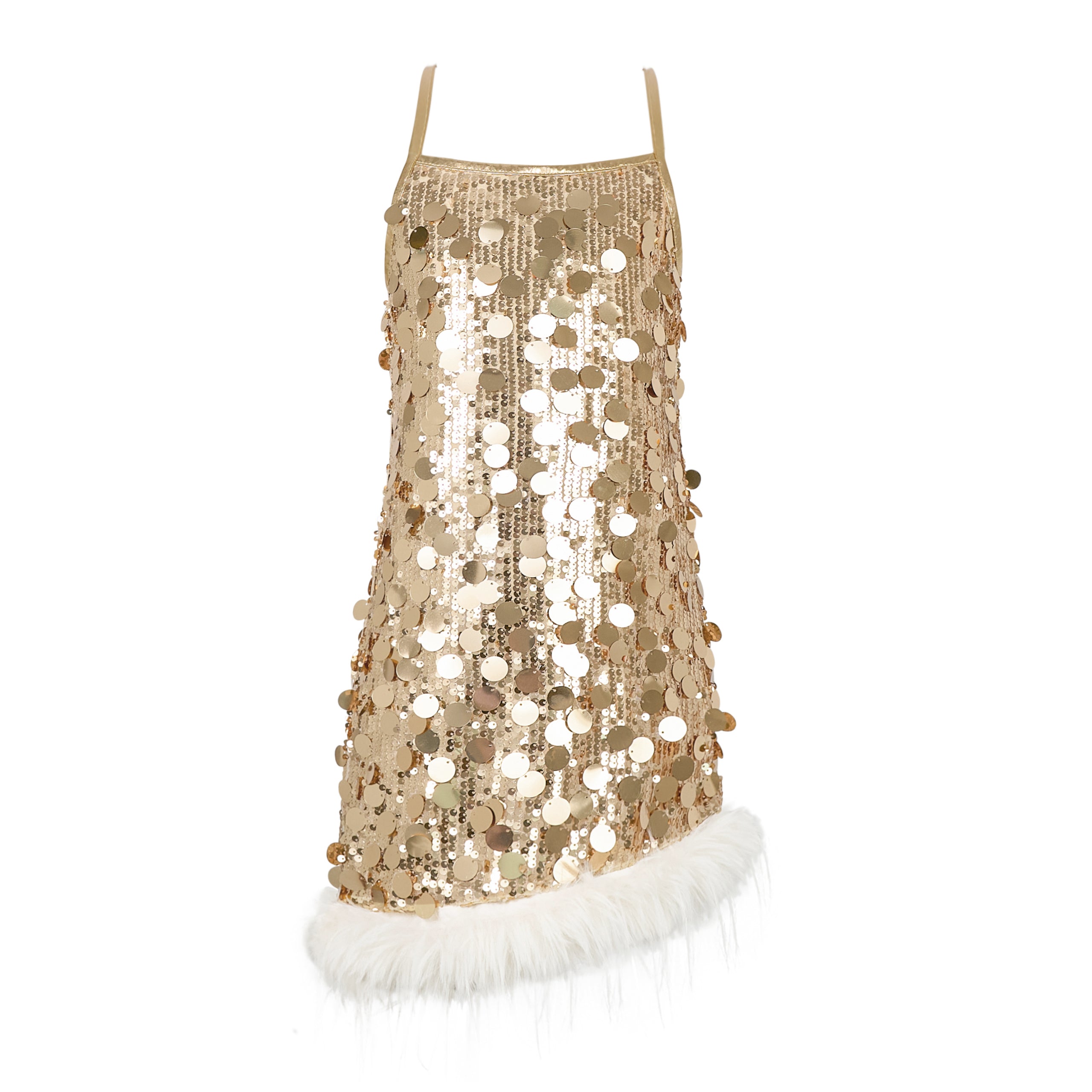 Girls Sequin Dress Kids Sparkly Gown for Christmas Birthday Party Wedding