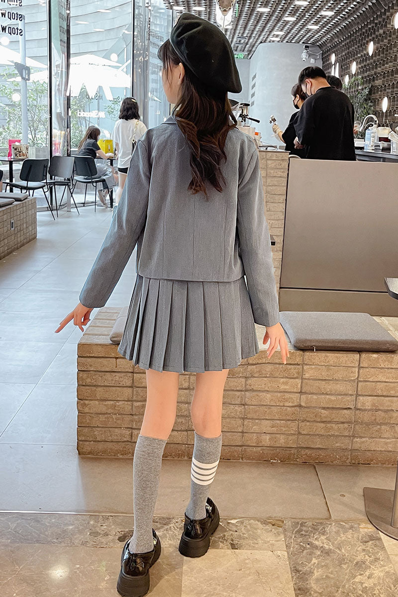 LOLANTA Girls Business Formal Short Suit Skirts Set