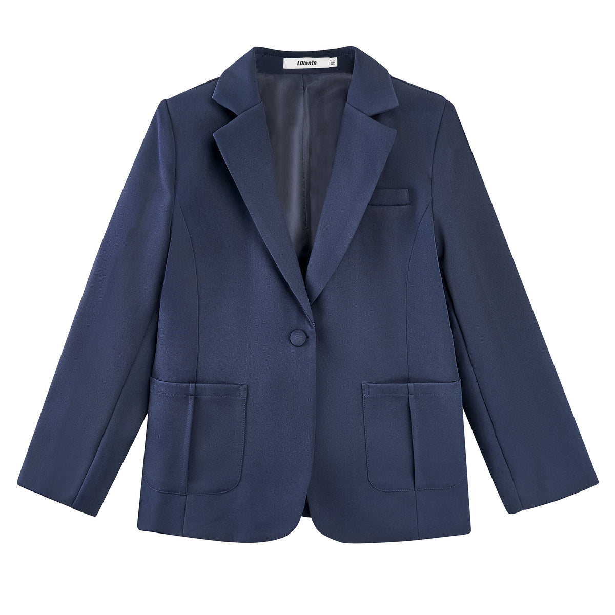 Girls Blazer Kids Lapel Suit Jacket Long Sleeve Coat