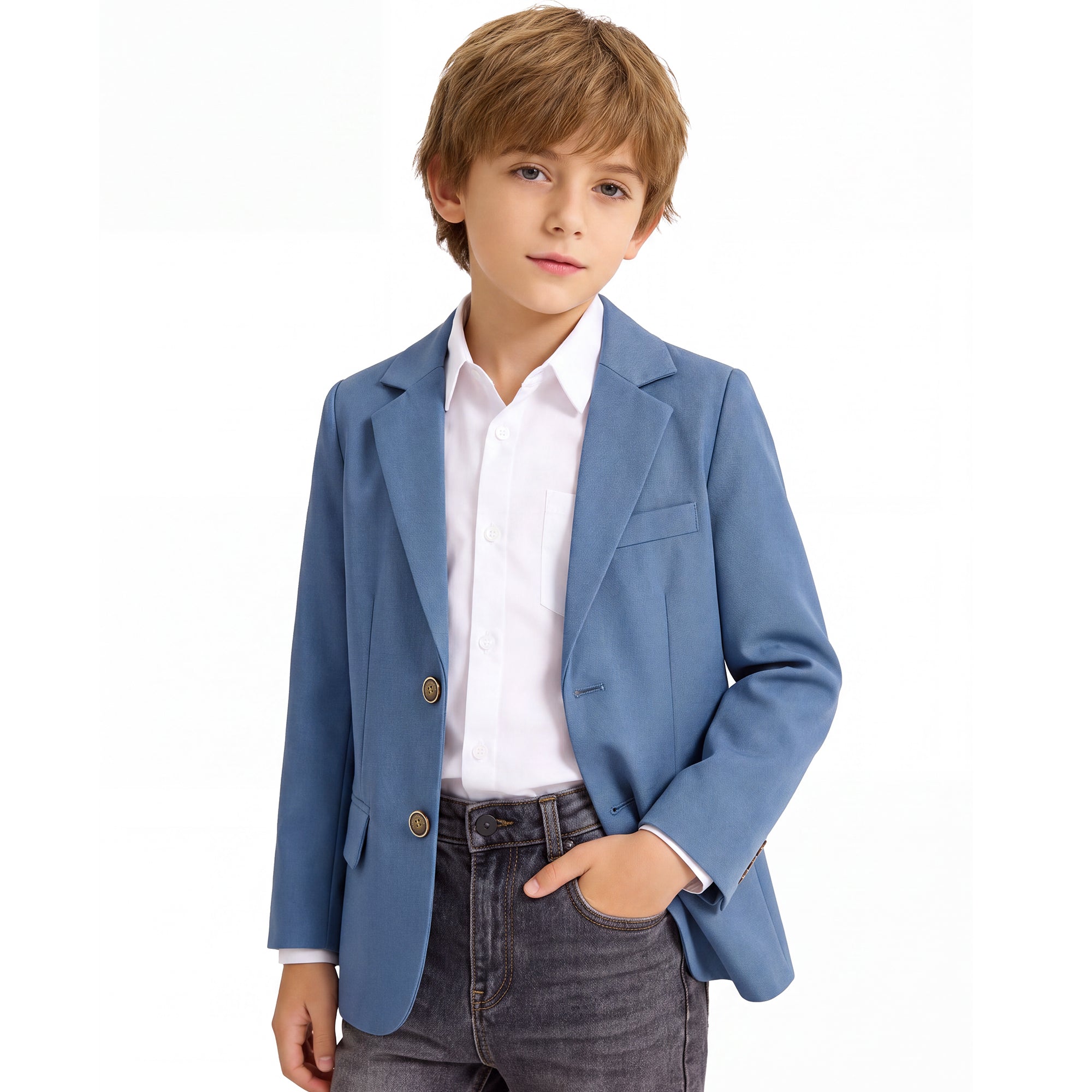 Boys Blazer Kids Suit Jacket Sport Coat
