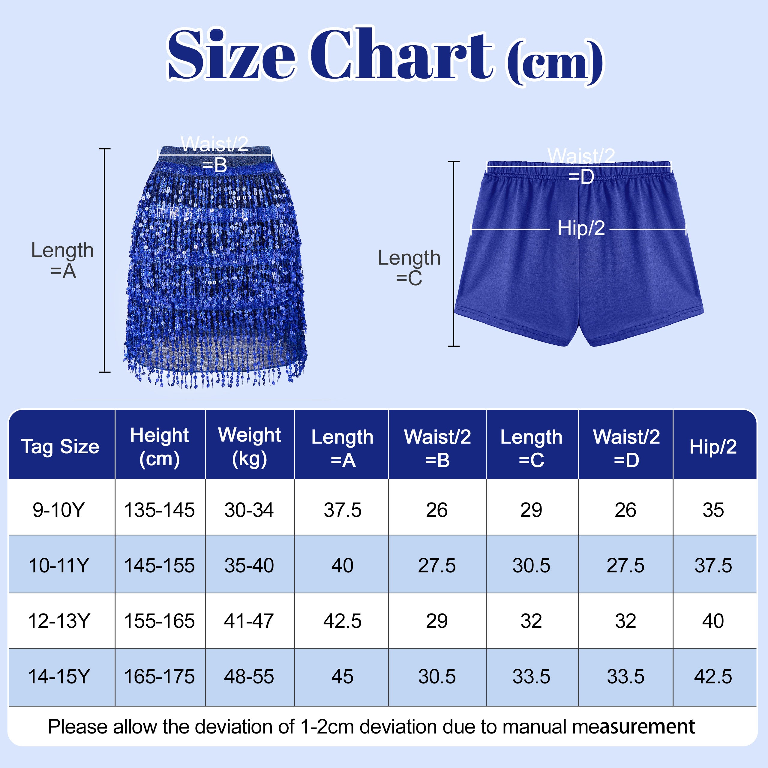 Girls Sequin Fringe Skirts Sparkle