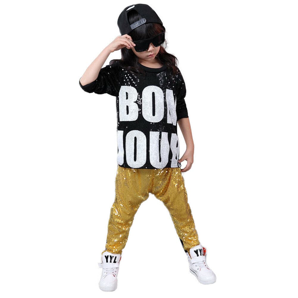 Unisex Boy's Girl's Sequin Classic Dance Costumes Ballroom Modern Jazz