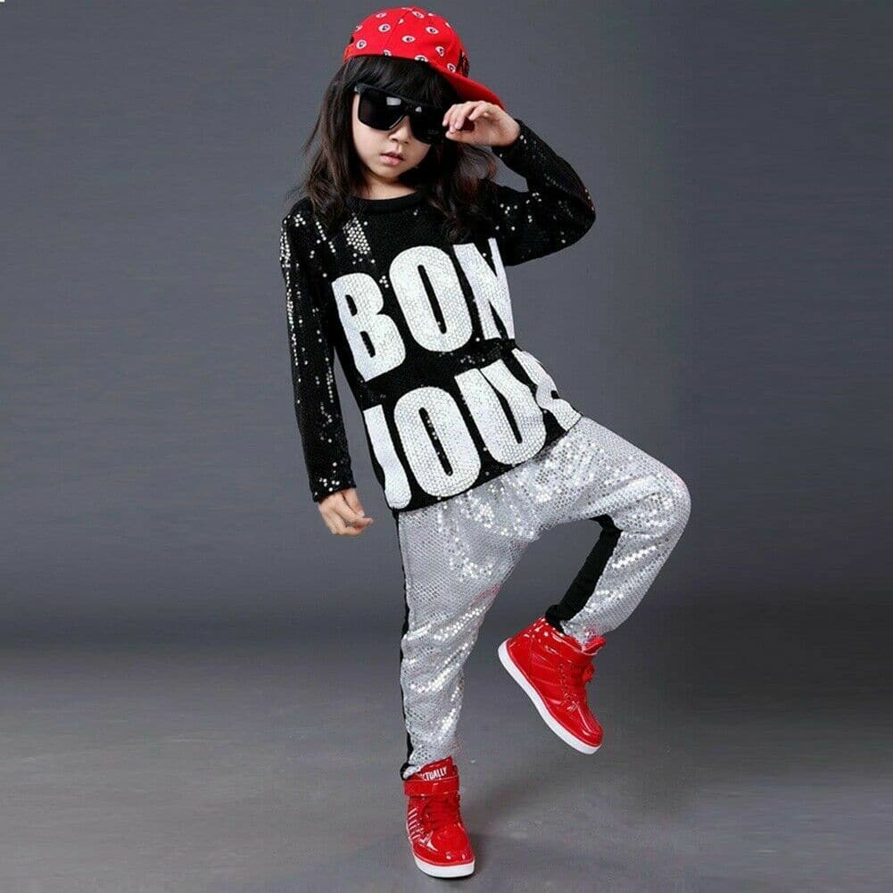 Unisex Boy's Girl's Sequin Classic Dance Costumes Ballroom Modern Jazz