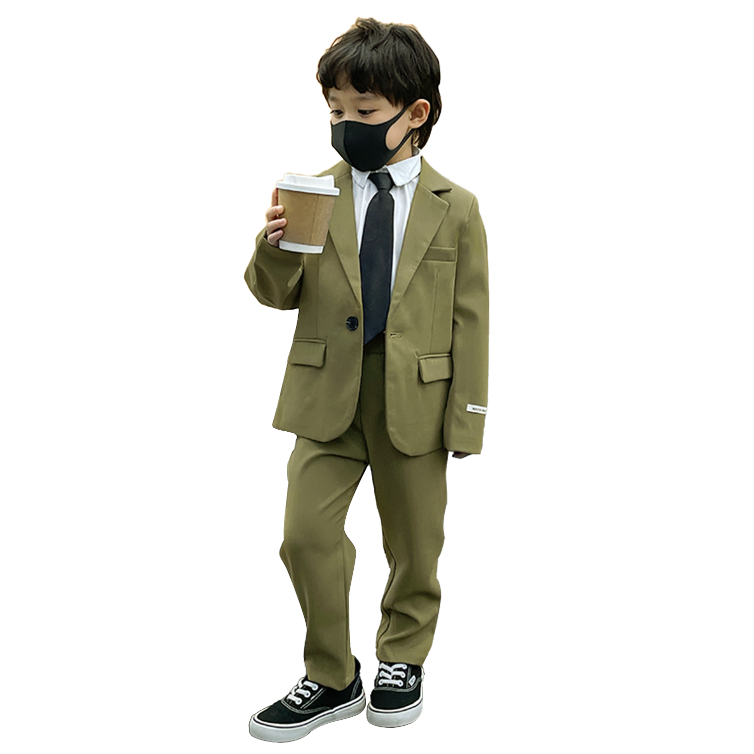 2Pcs Jungen Blazer Hosen Business Formale Outfit Party Zeremonie