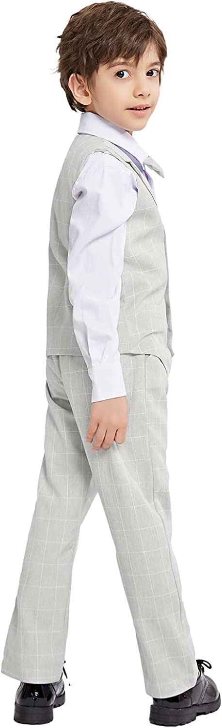 Boy's Vest Formal Suits Wedding Ring Bearer Outfits