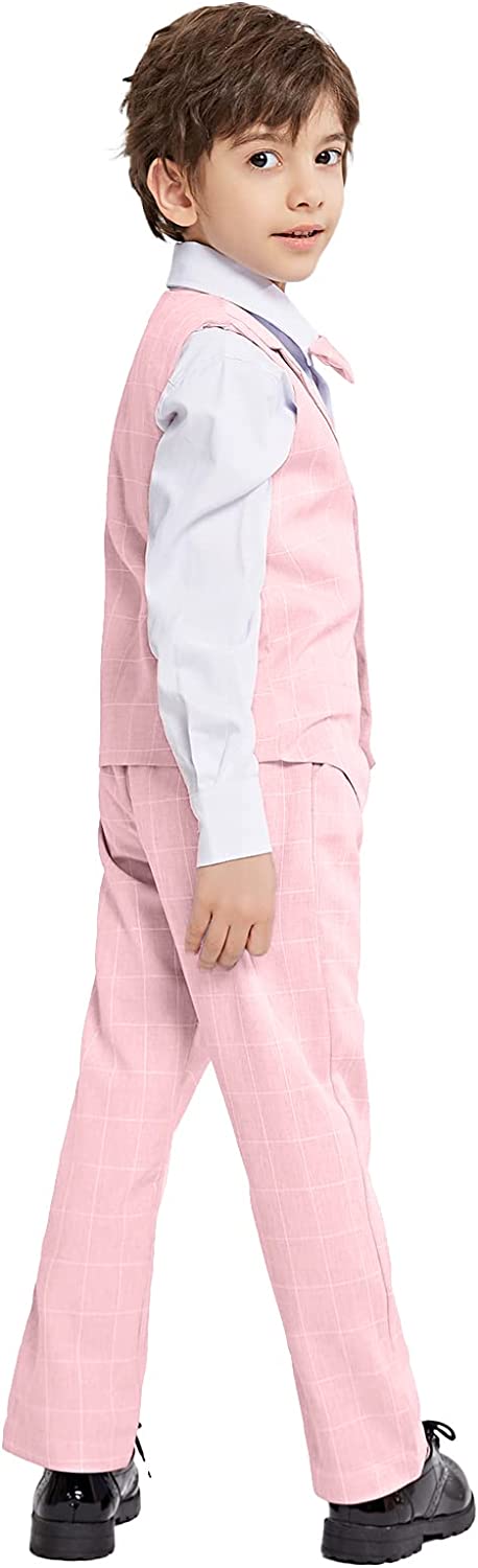 Boy's Vest Formal Suits Wedding Ring Bearer Outfits