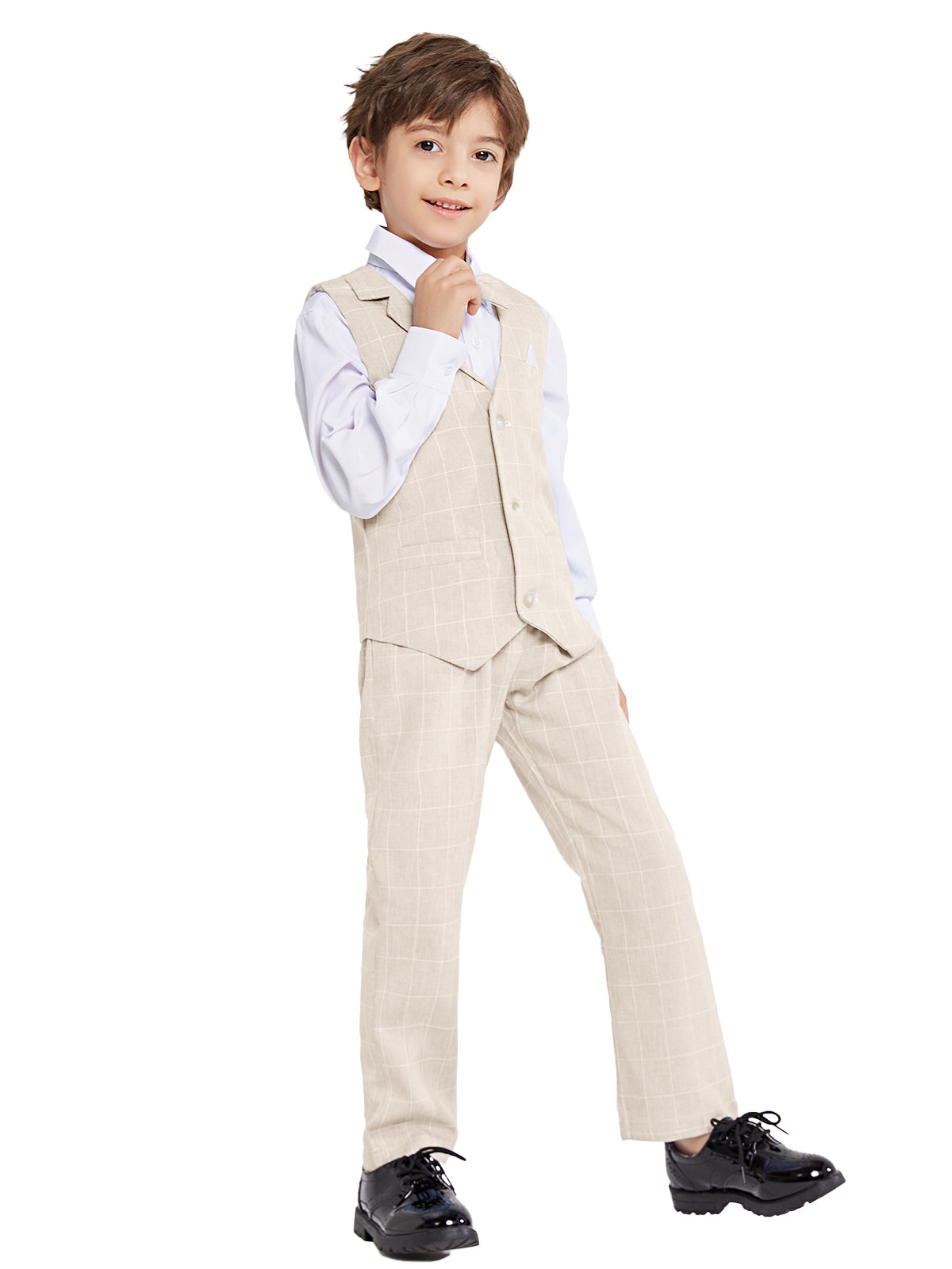 Boy's Vest Formal Suits Wedding Ring Bearer Outfits