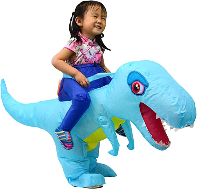 LOLANTA Inflatable Dinosaur Costume Toddler Halloween Blow Up Fancy Dress Up