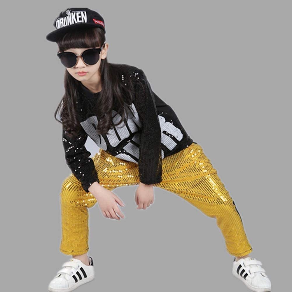 Unisex Boy's Girl's Sequin Classic Dance Costumes Ballroom Modern Jazz