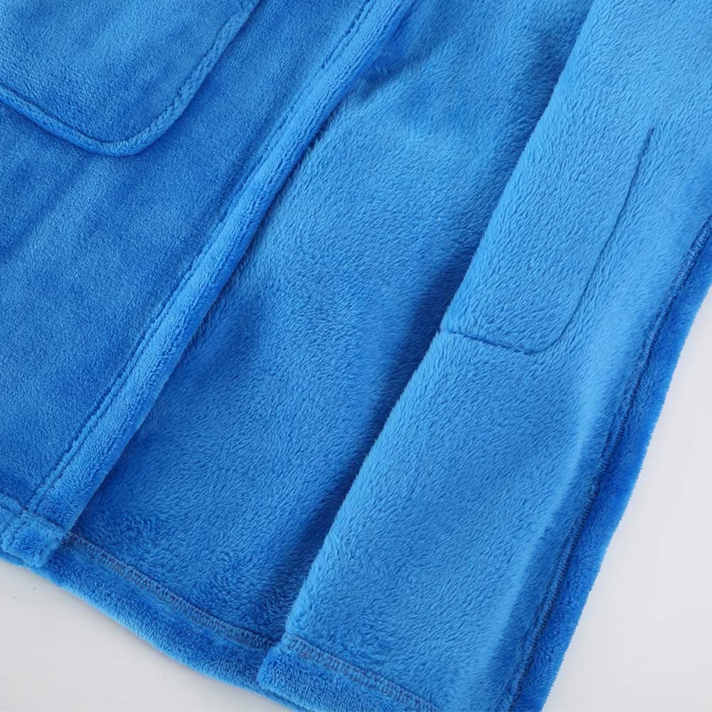 Unisex Kids Animal Hooded Bathrobe Soft Sleepwear Dressing Gift