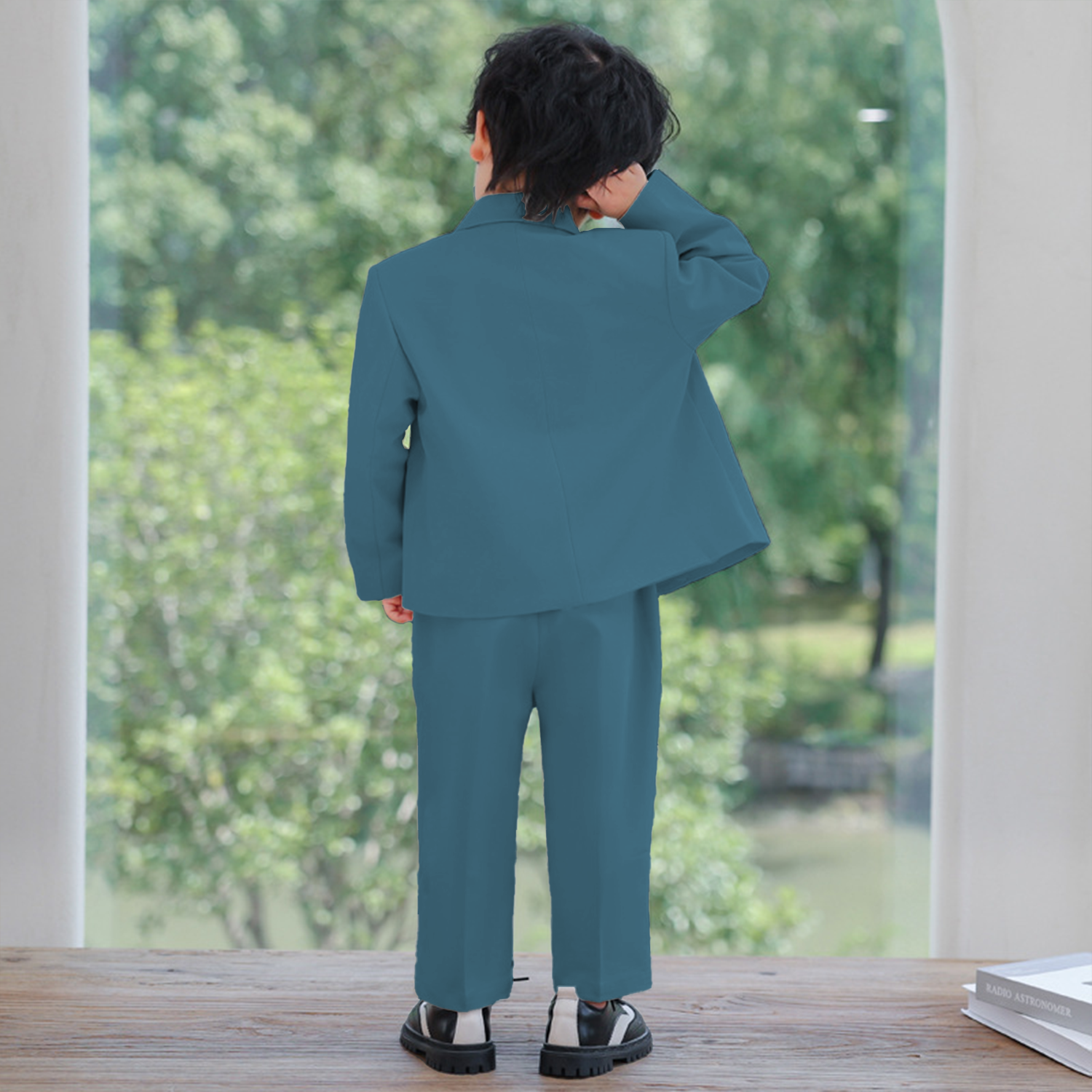 Boy's casual fashion Blazer Pants Set