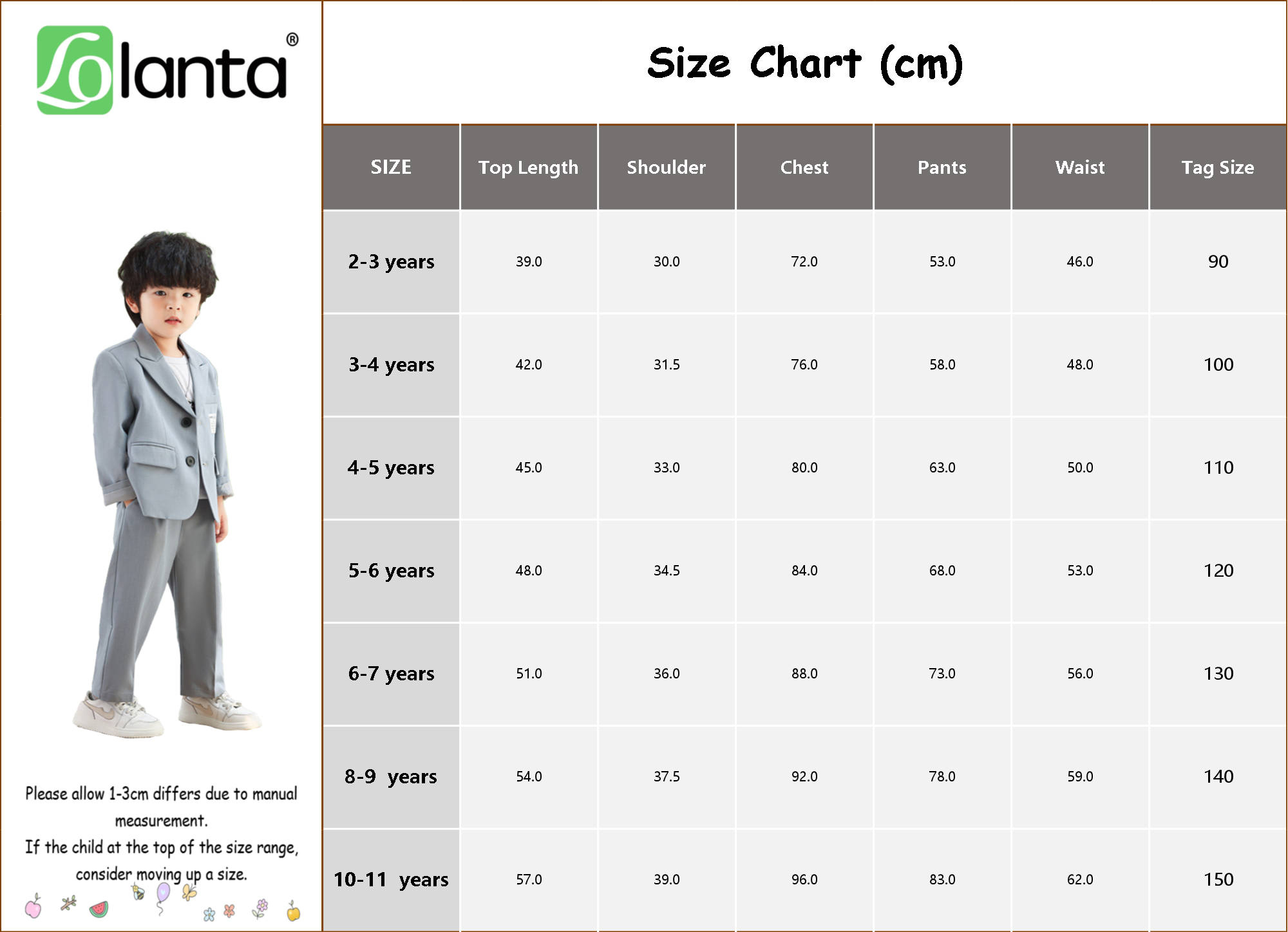 Boy's casual fashion Blazer Pants Set