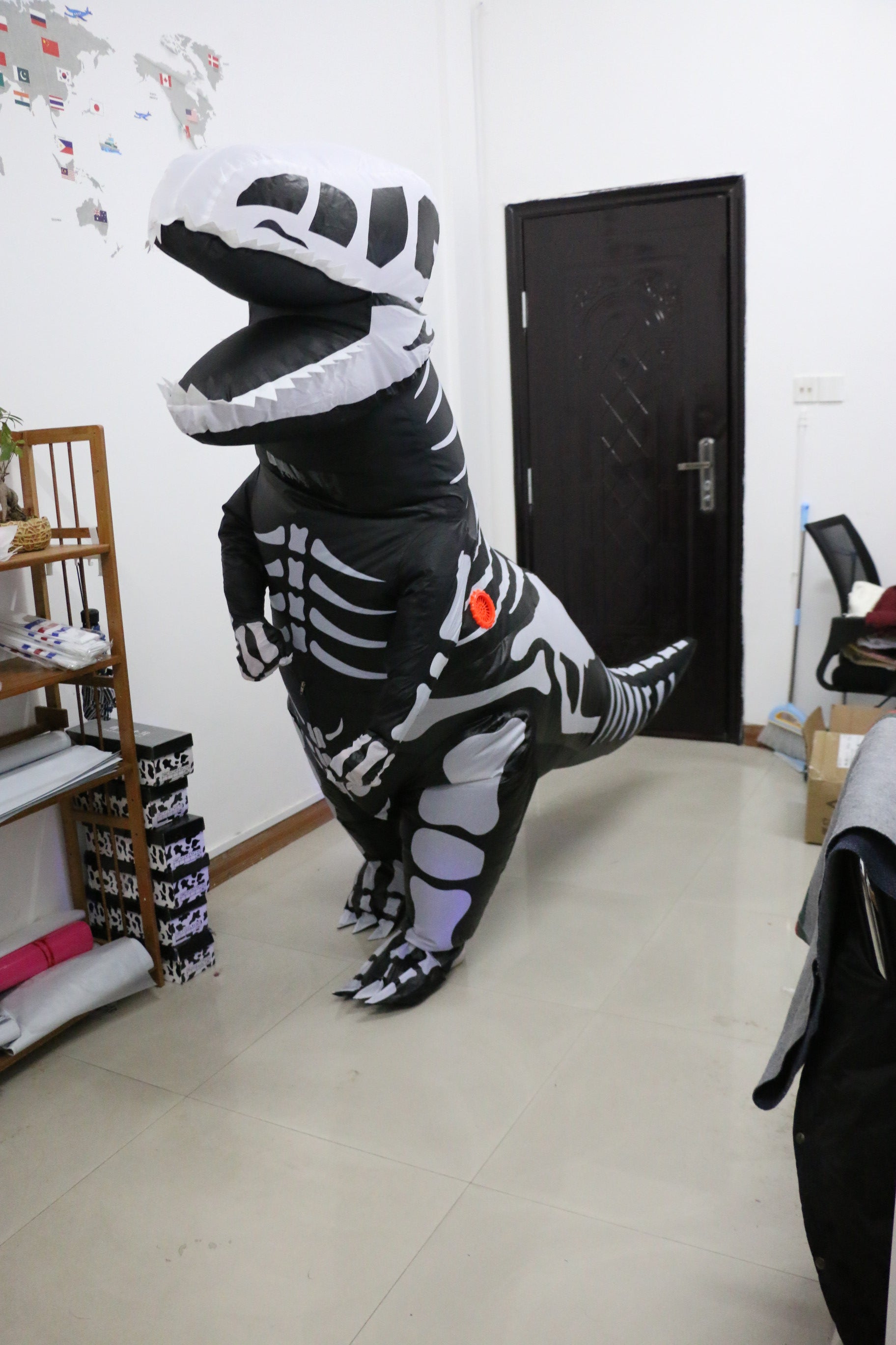 Inflatable Dinosaur Costume Halloween Fancy Dress Blow Up Costume