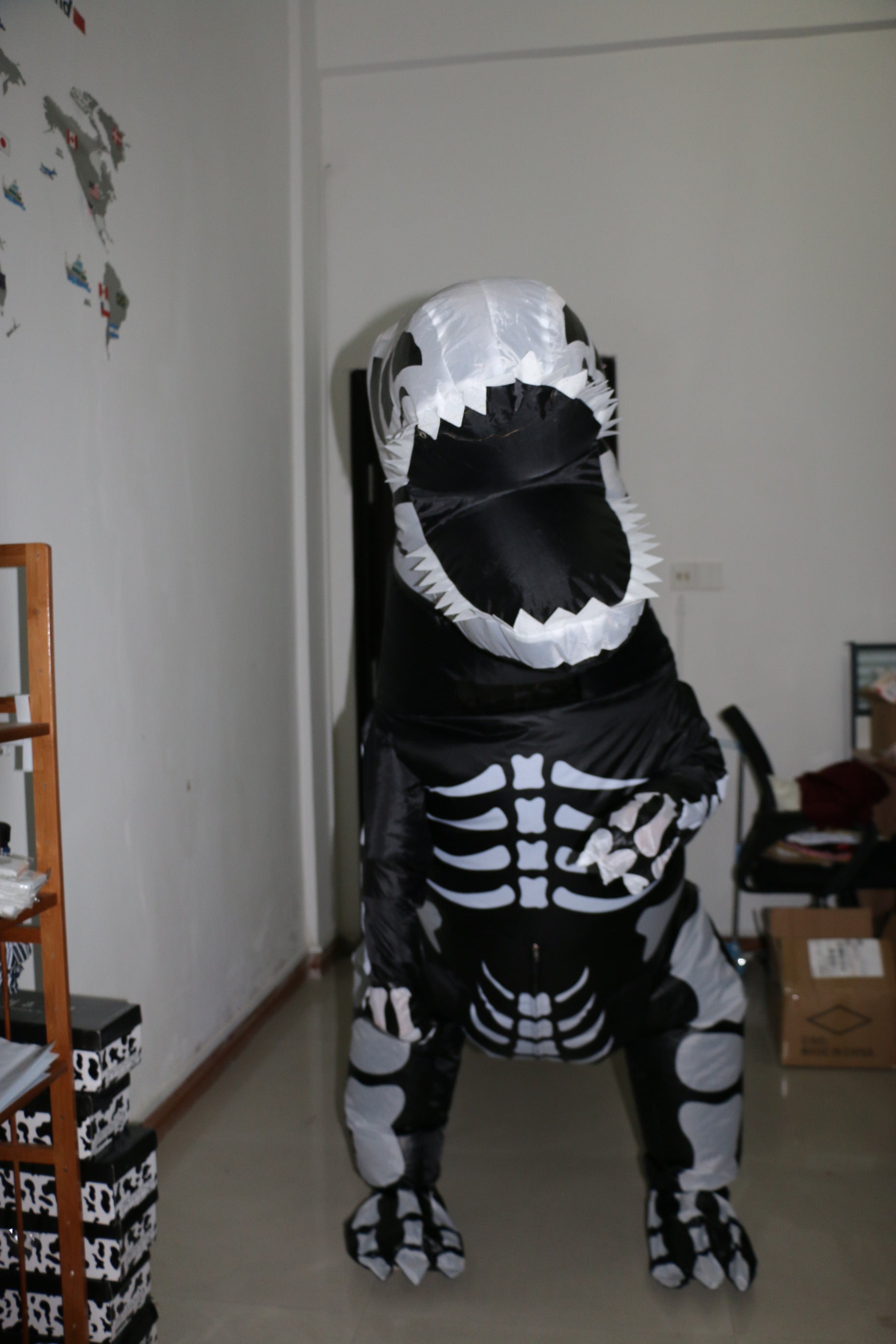 Inflatable Dinosaur Costume Halloween Fancy Dress Blow Up Costume