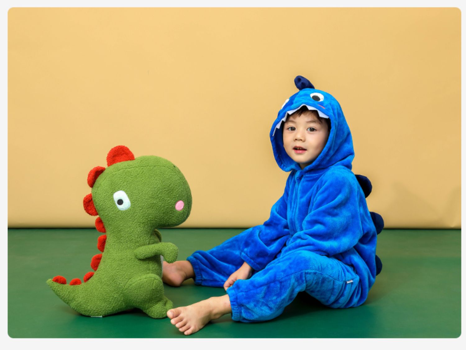 Unisex Kids Flannel Onesie Pajamas Soft Plush Sleepwear