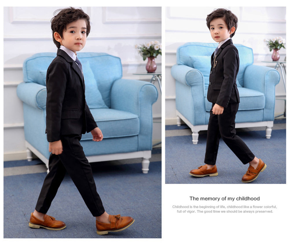 2Pcs Jungen Business Formale Blazer Hosen Zeremonie Party