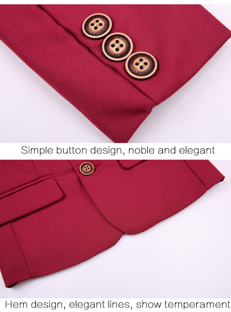 2Pcs Jungen Business Formale Blazer Hosen Zeremonie Party