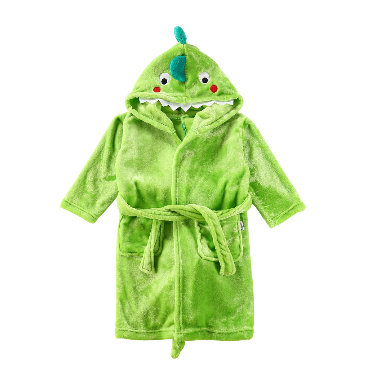 Boy's Girl's Unisex Hooded Bathrobe Plush Robe Sleepwear