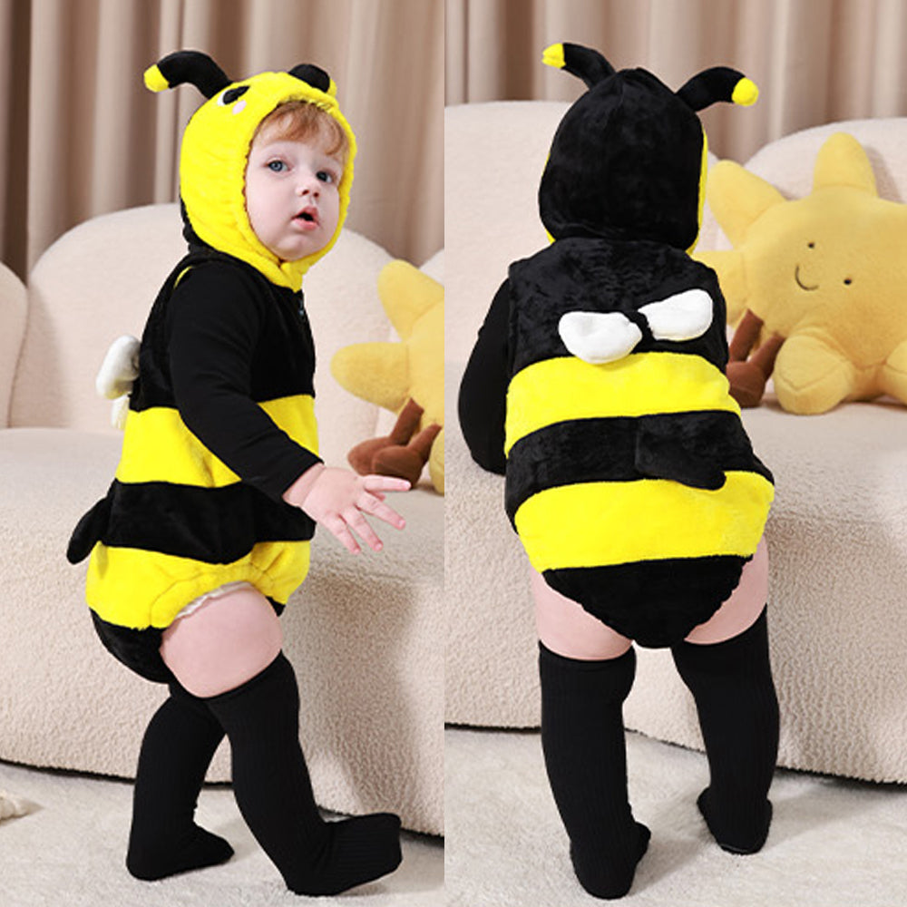 3Pcs Baby Toddler Bee Costume Halloween Onesie