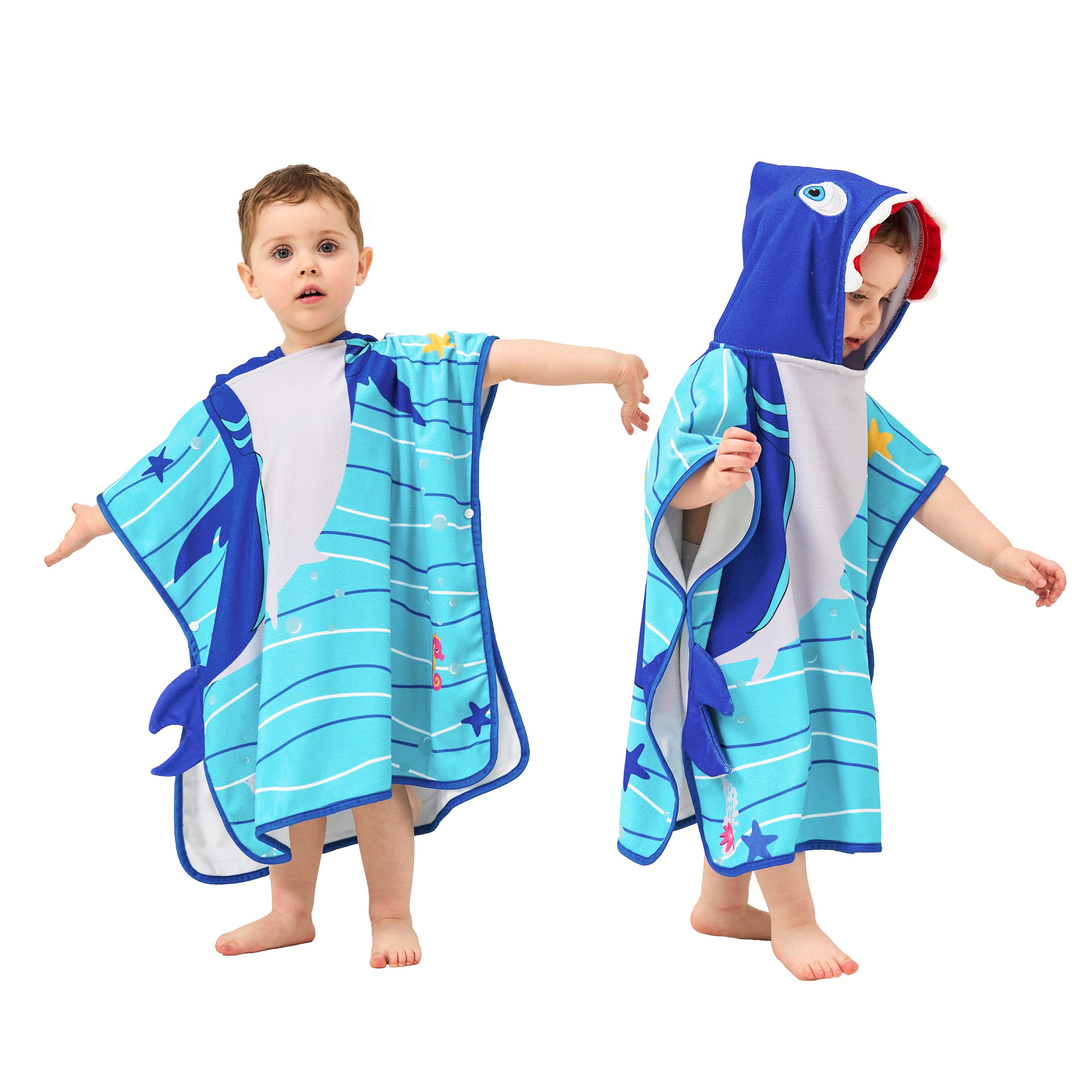 Boys Girls Hooded Bath Towel