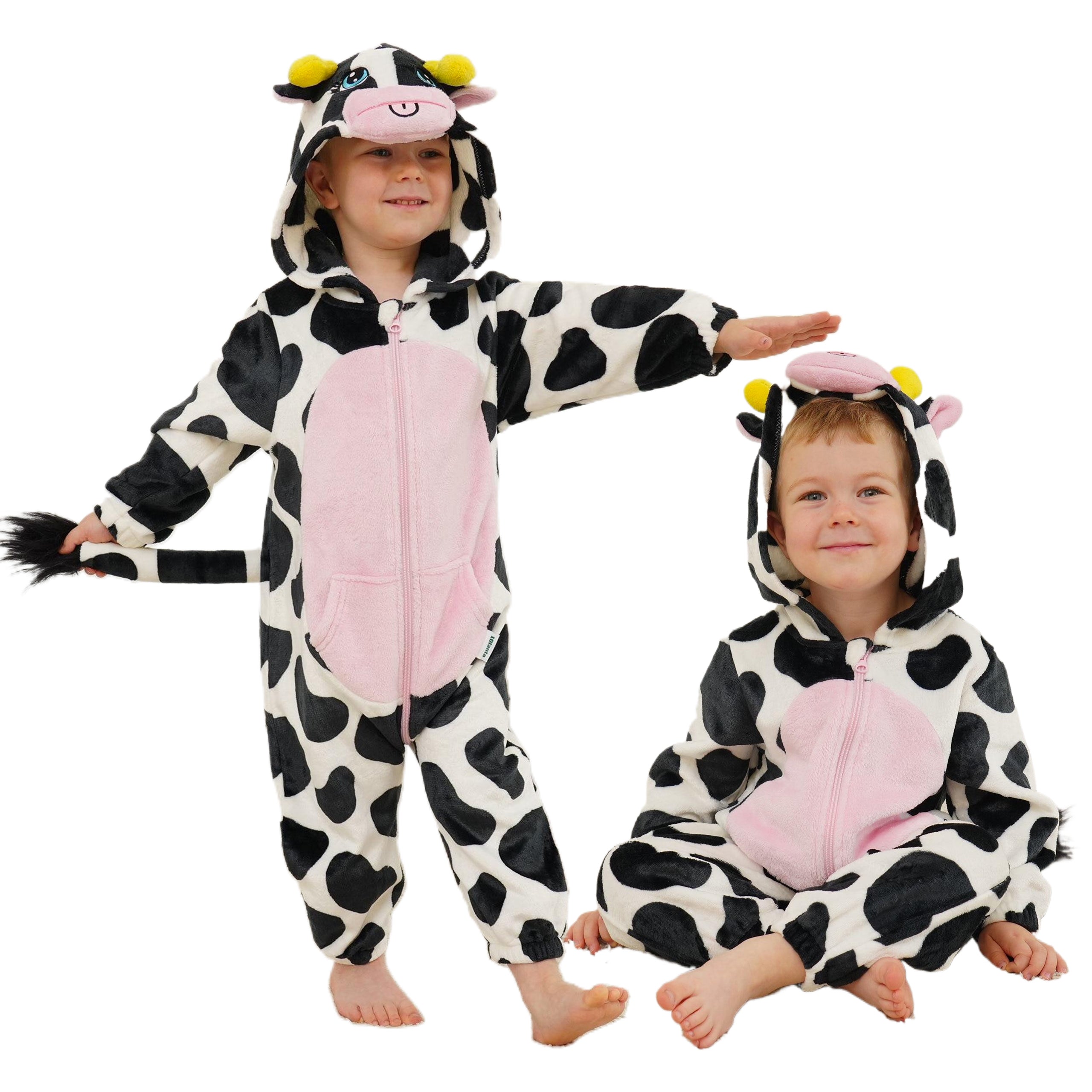 Unisex Baby Animal Costume Toddler Boys Girls Halloween Cow Costume