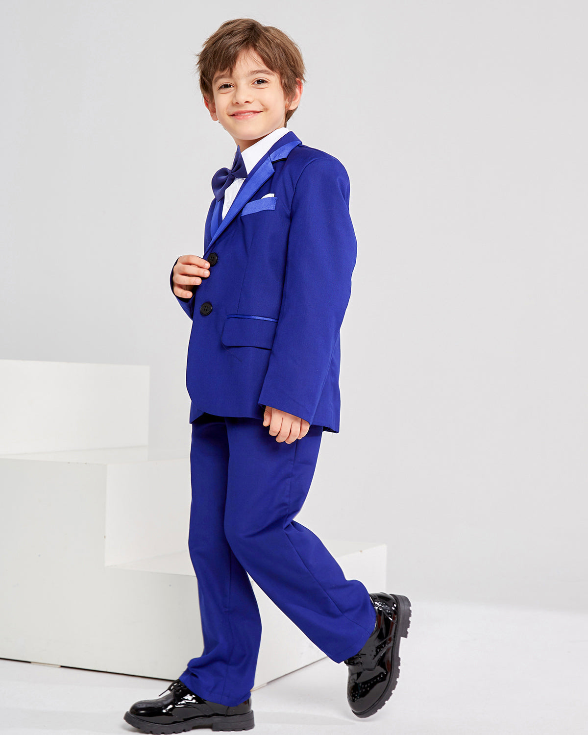 Boy's Business Performance Formal Suit Solid Color Party Wedding