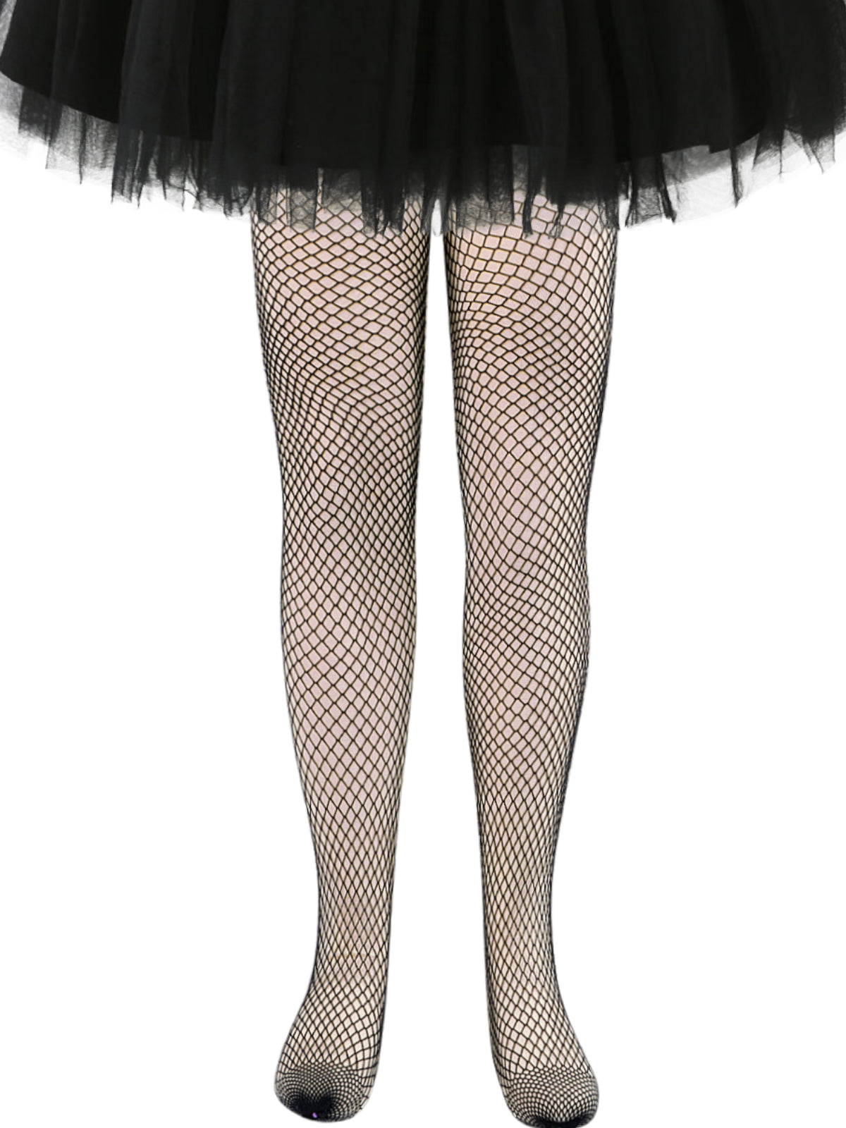 Girls Sparkle Tights 2 Pack Fishnet Rhinestone Stockings for Kids