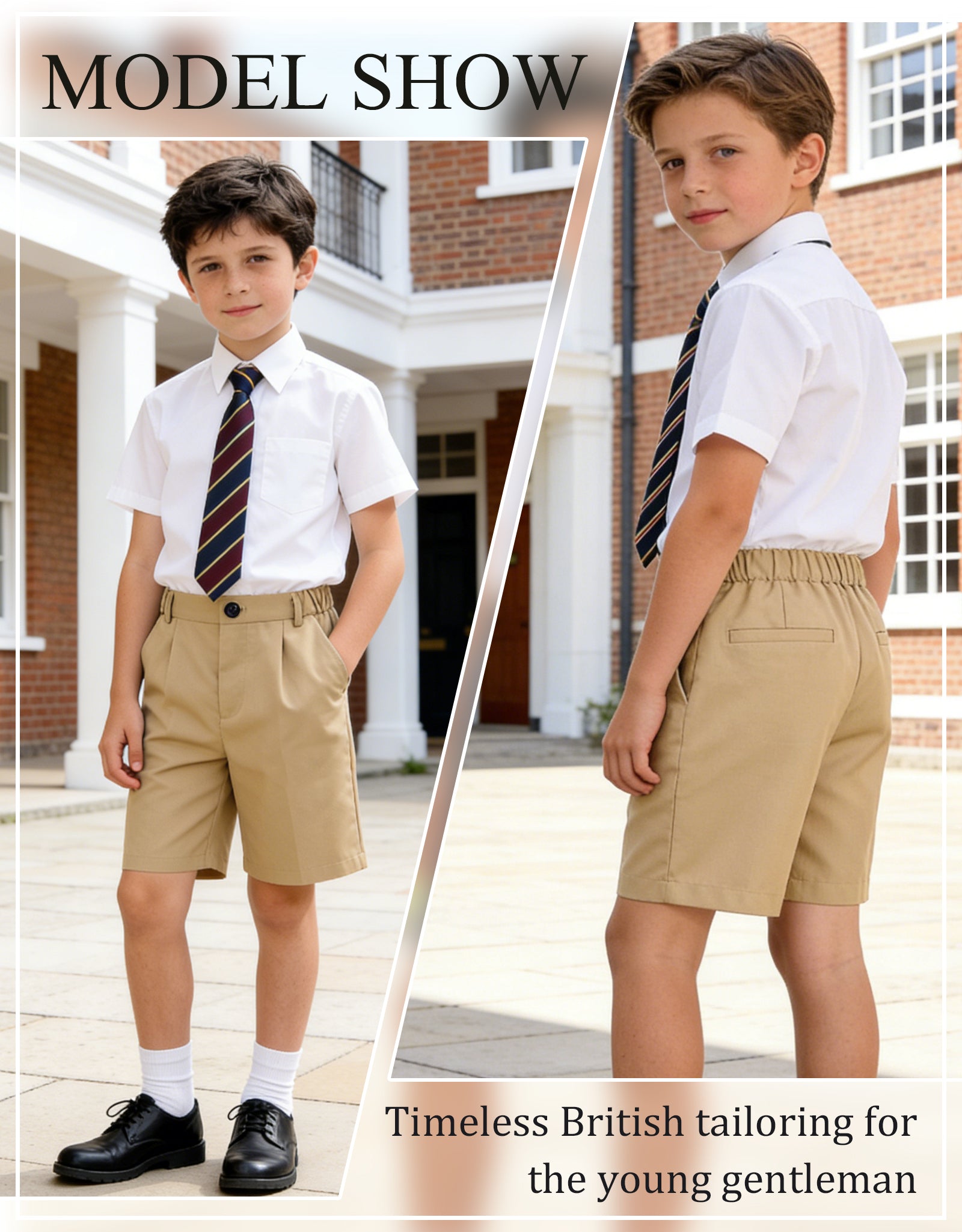 Boys Dress Shorts Kids Summer Shorts