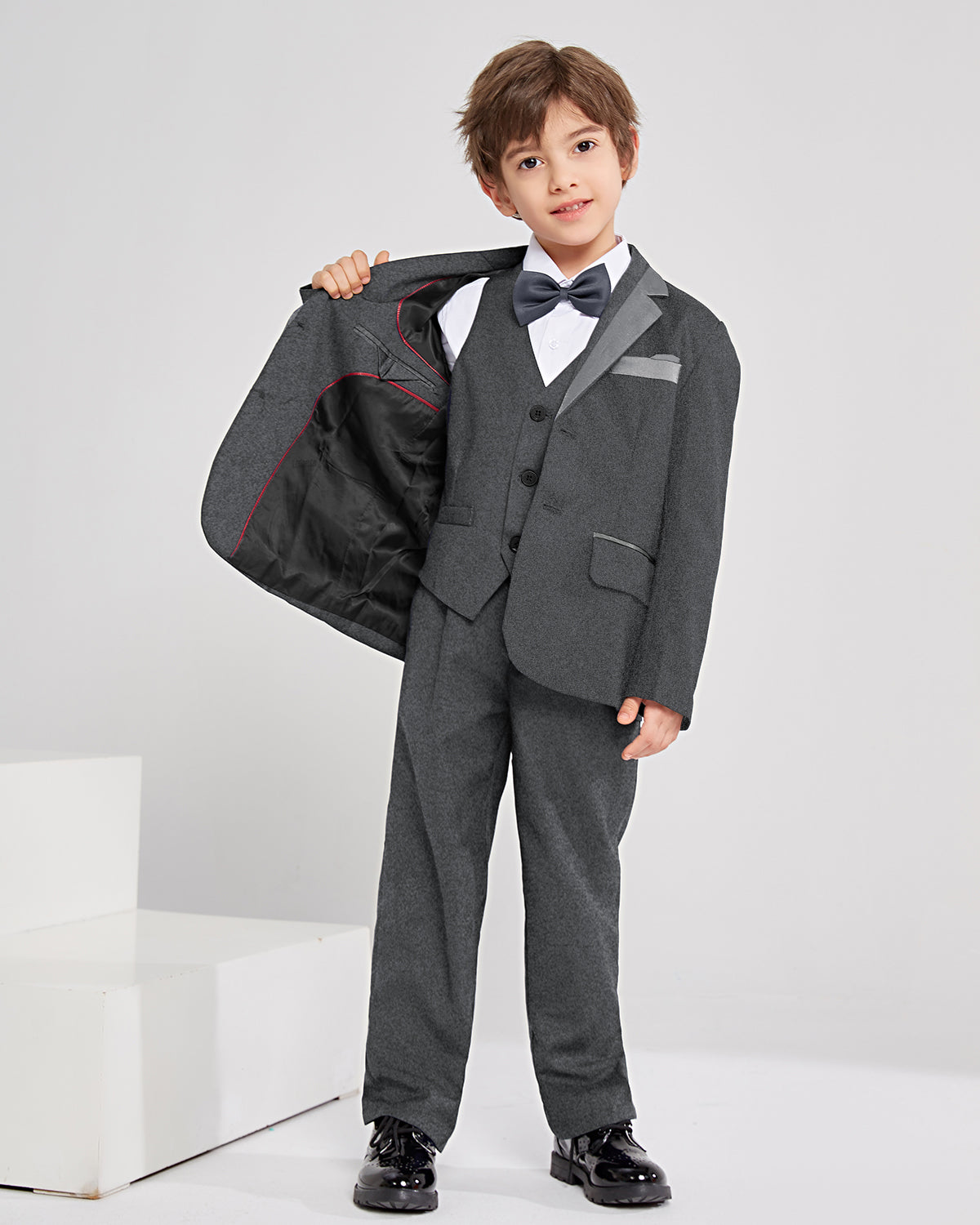 Boy's Business Performance Formal Suit Solid Color Party Wedding