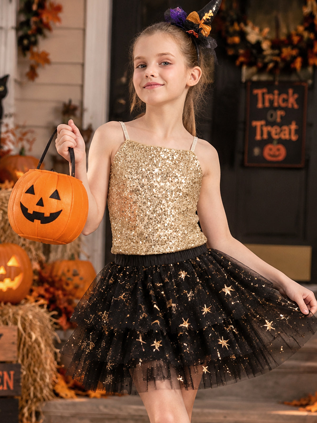 Girls Sequin Tank Tops Sparkly Camisole Stretchy Dance Shirt