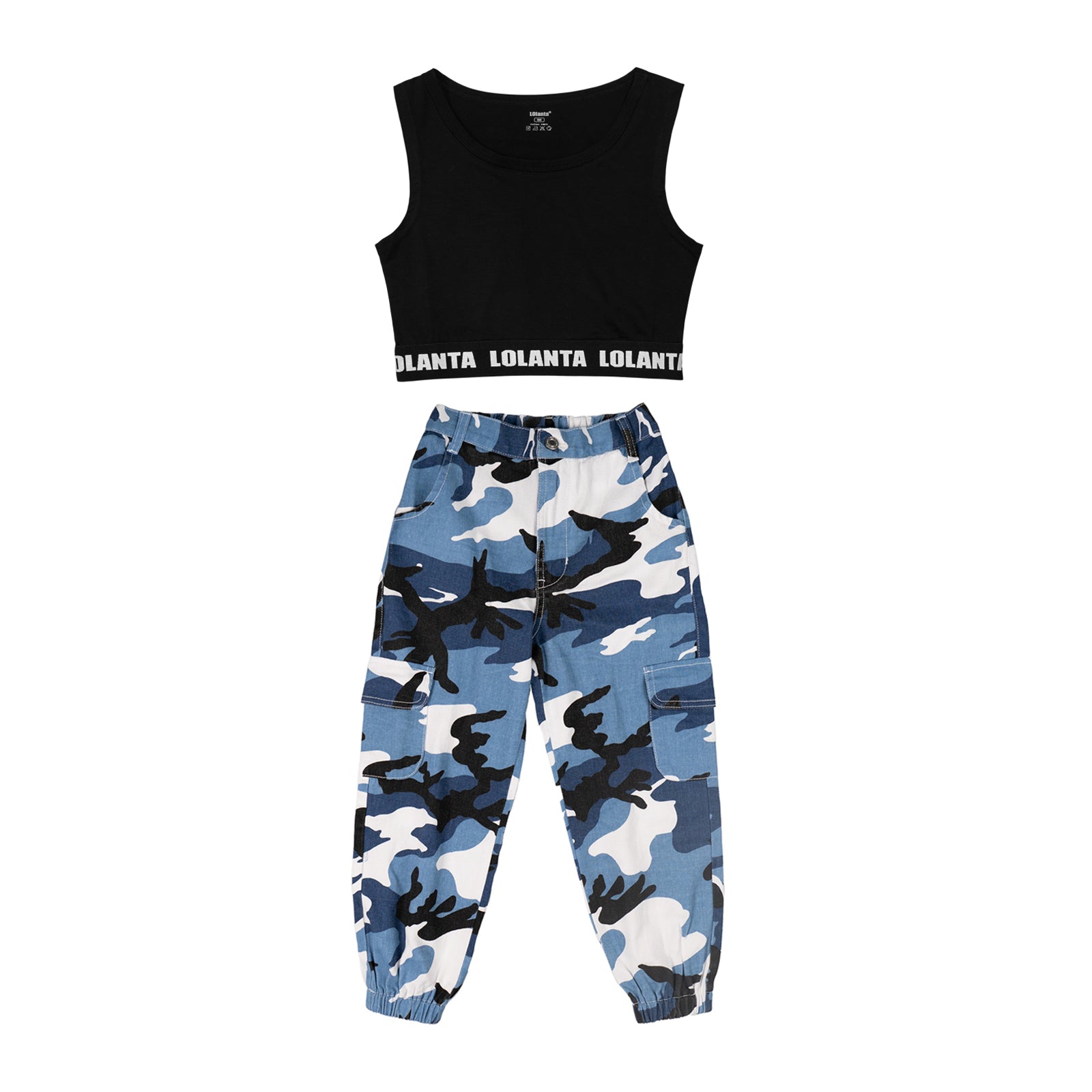 [VIP]Girls Hip Hop Street Dance Squad Camouflage suits