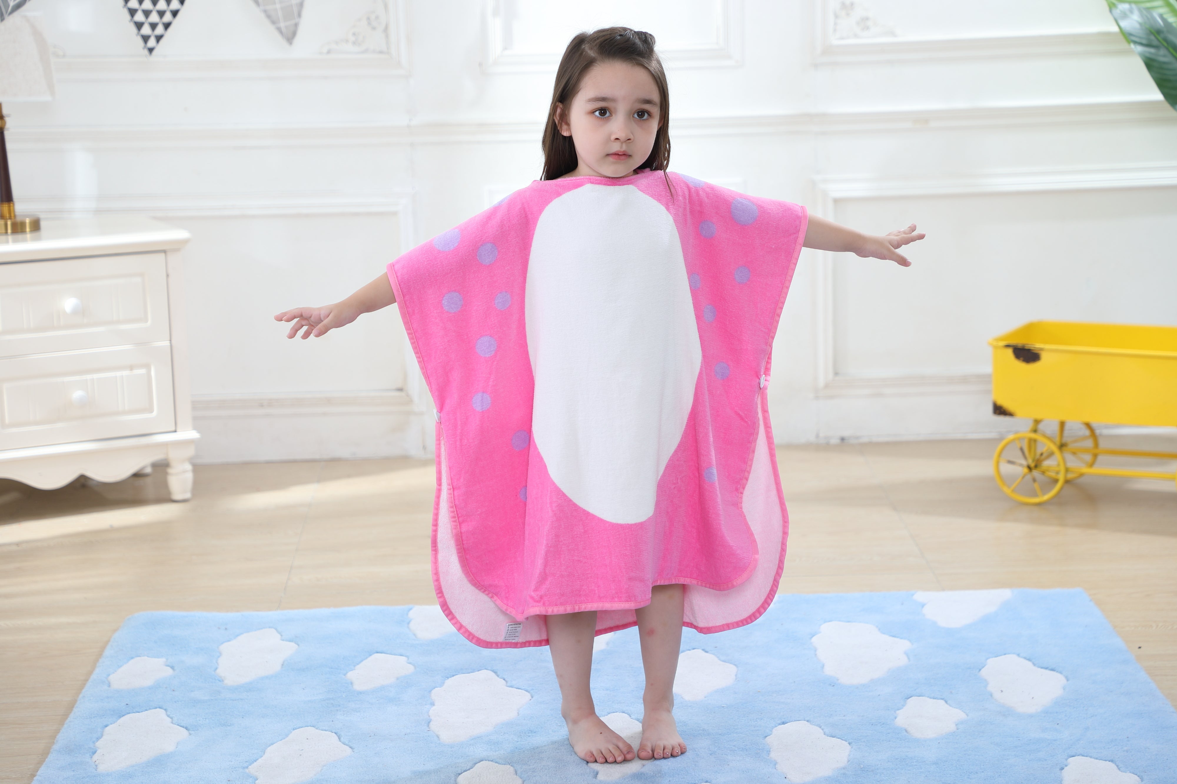 Boys Girls Hooded Bath Towel