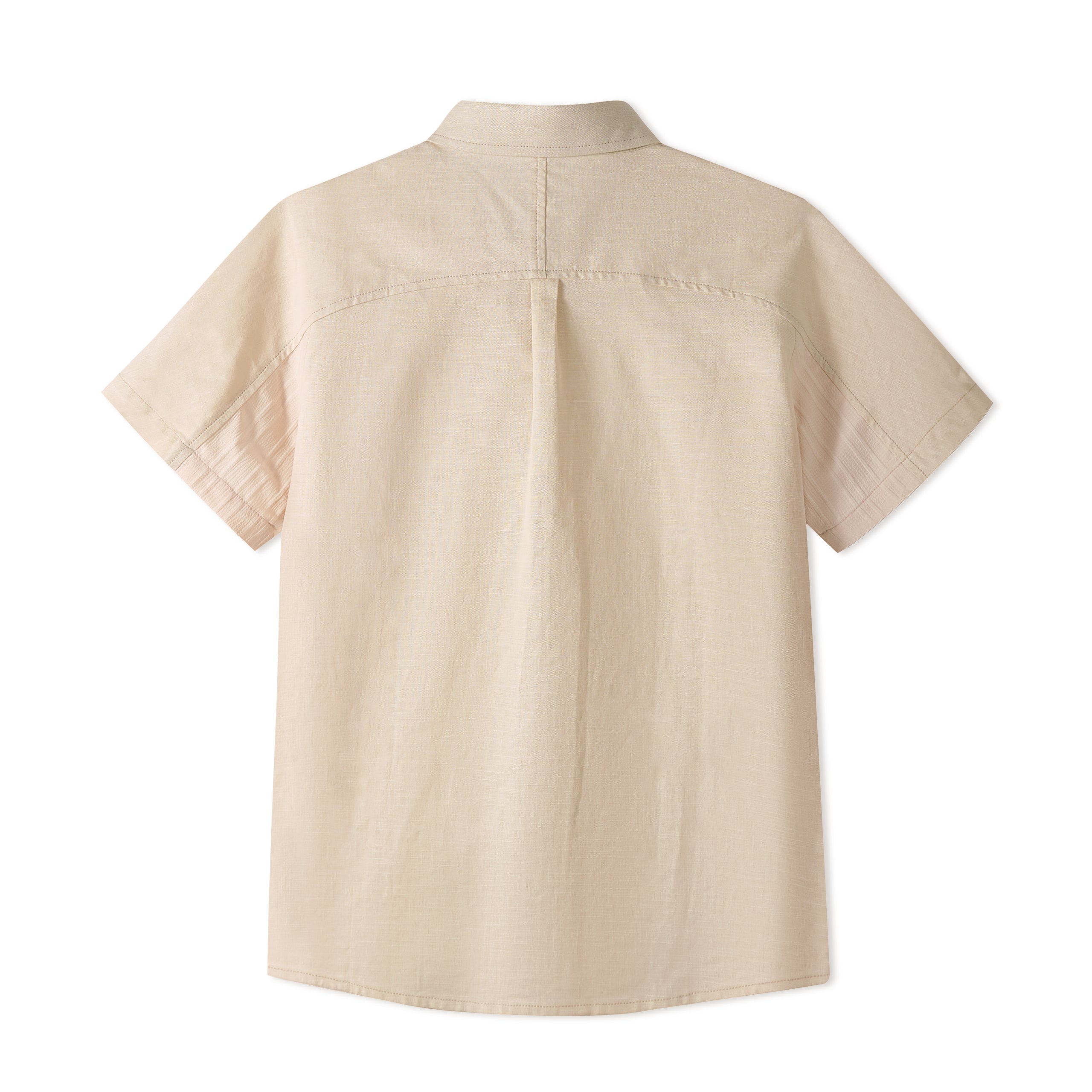 Boys Linen Shirt Short Sleeve Guayabera Shirts
