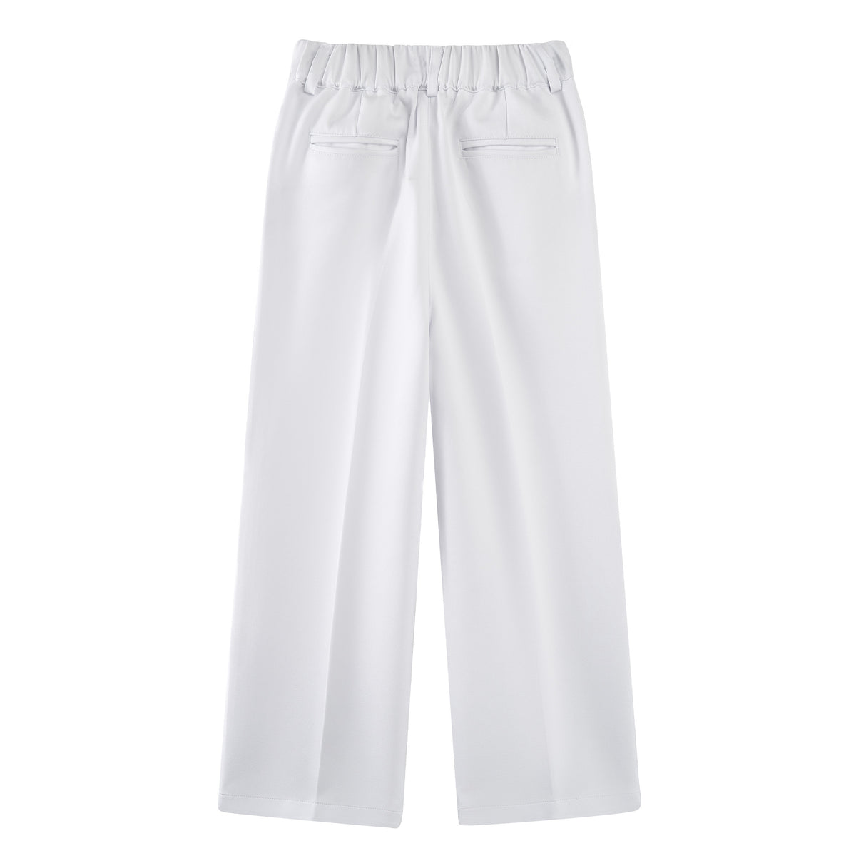 Girls Dress Pants Wide Leg Kids School Uniform Slacks