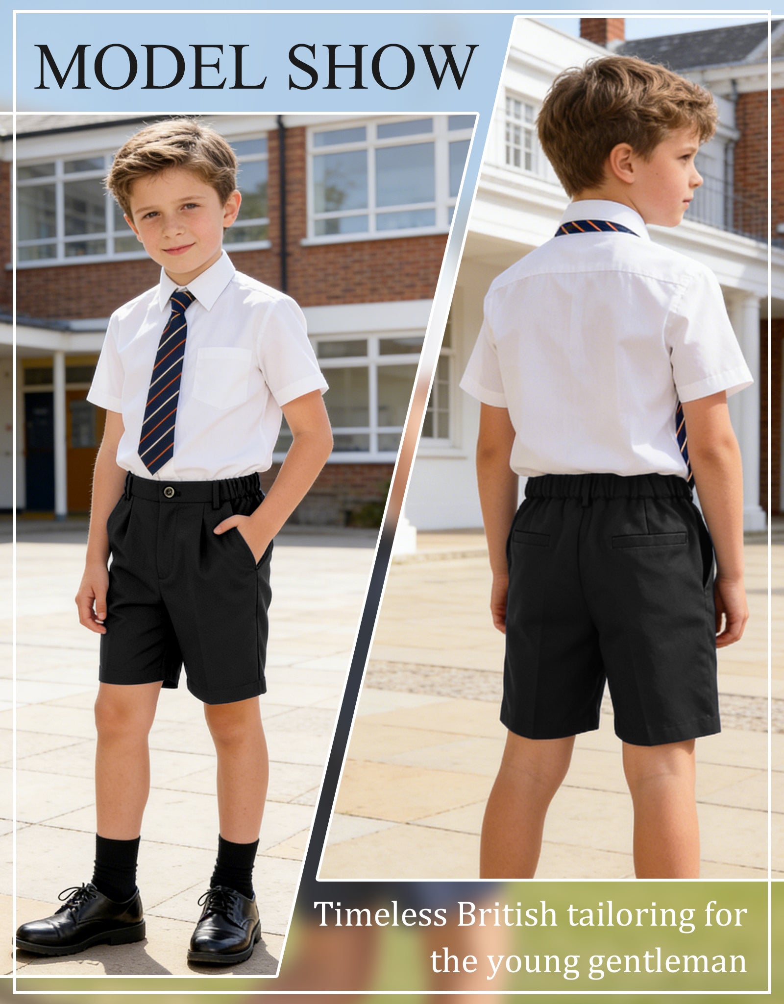 Boys Dress Shorts Kids Summer Shorts