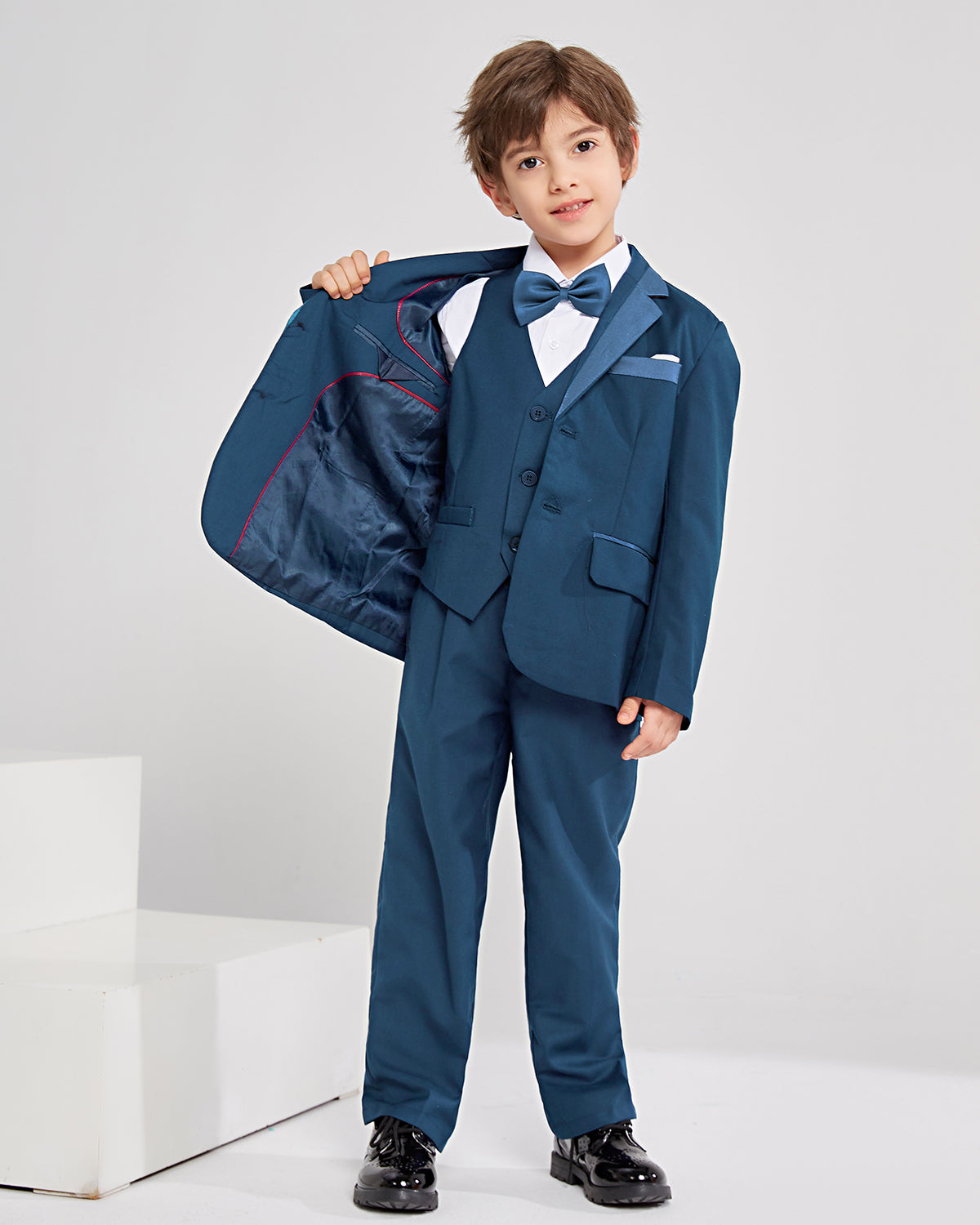 Boy's Business Performance Formal Suit Solid Color Party Wedding