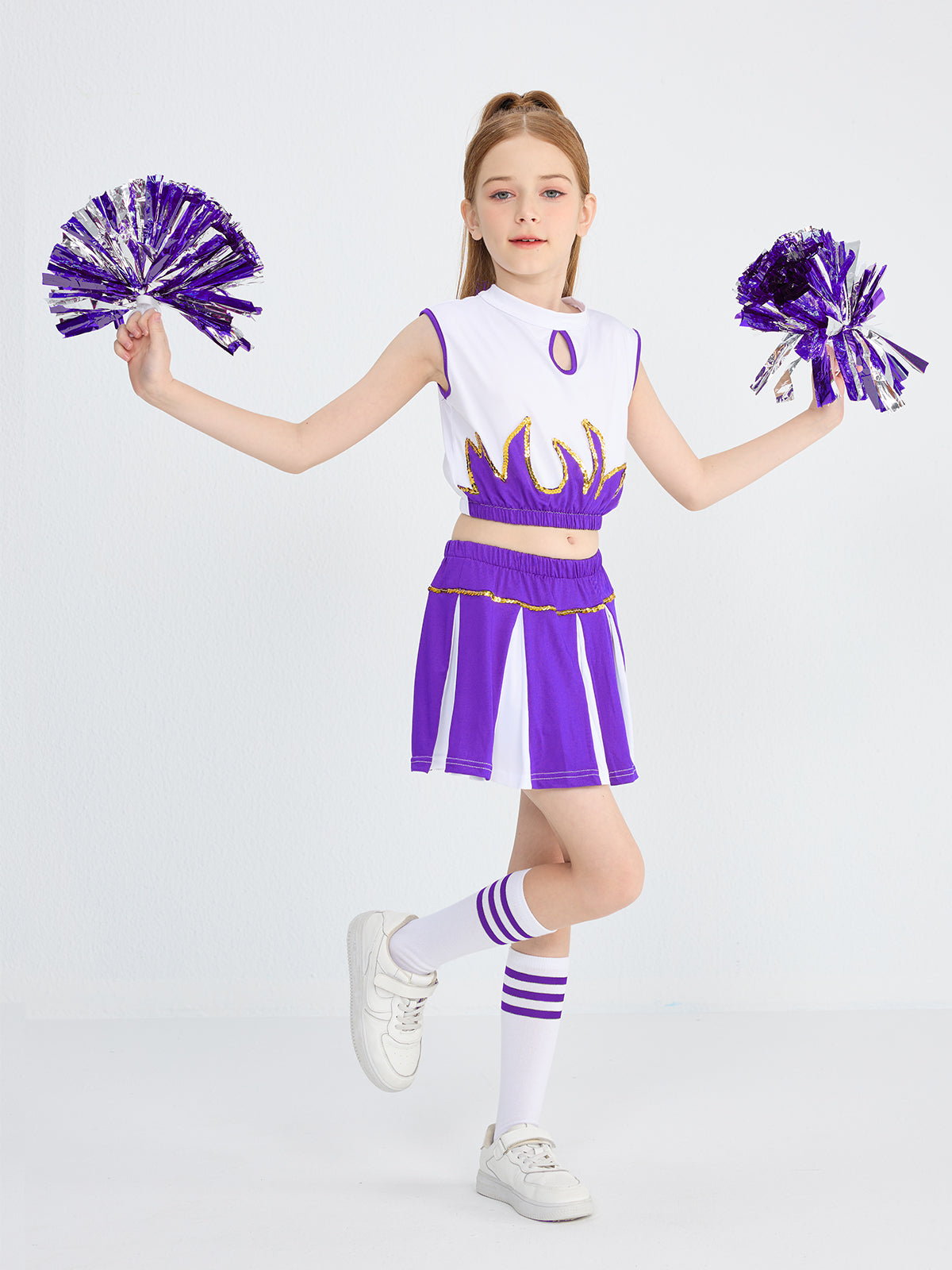 [VIP]Girl's Cheerleader Stage Performance Gym Outfit