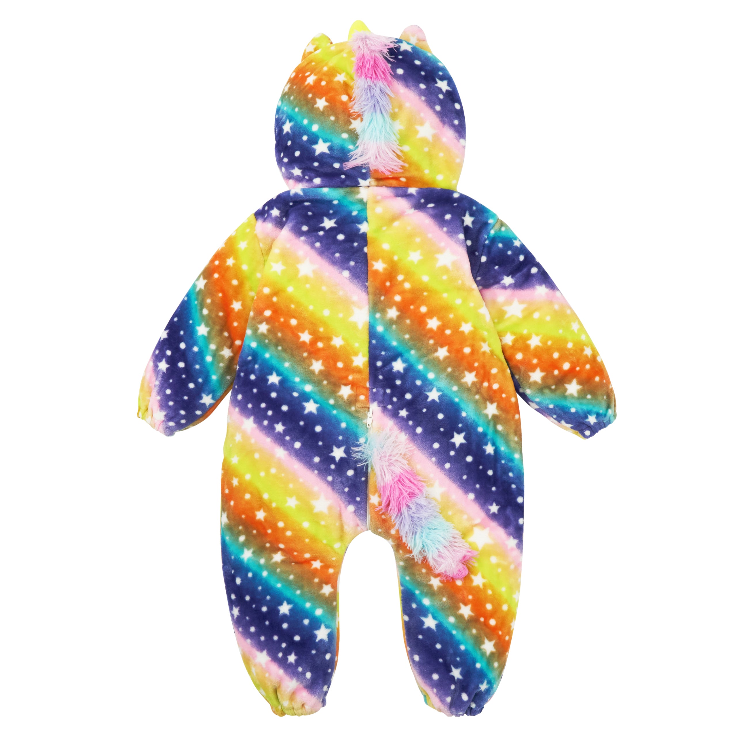 Lolanta Baby Toddler Girls Unicorn One-piece Fleece Hooded Rompers